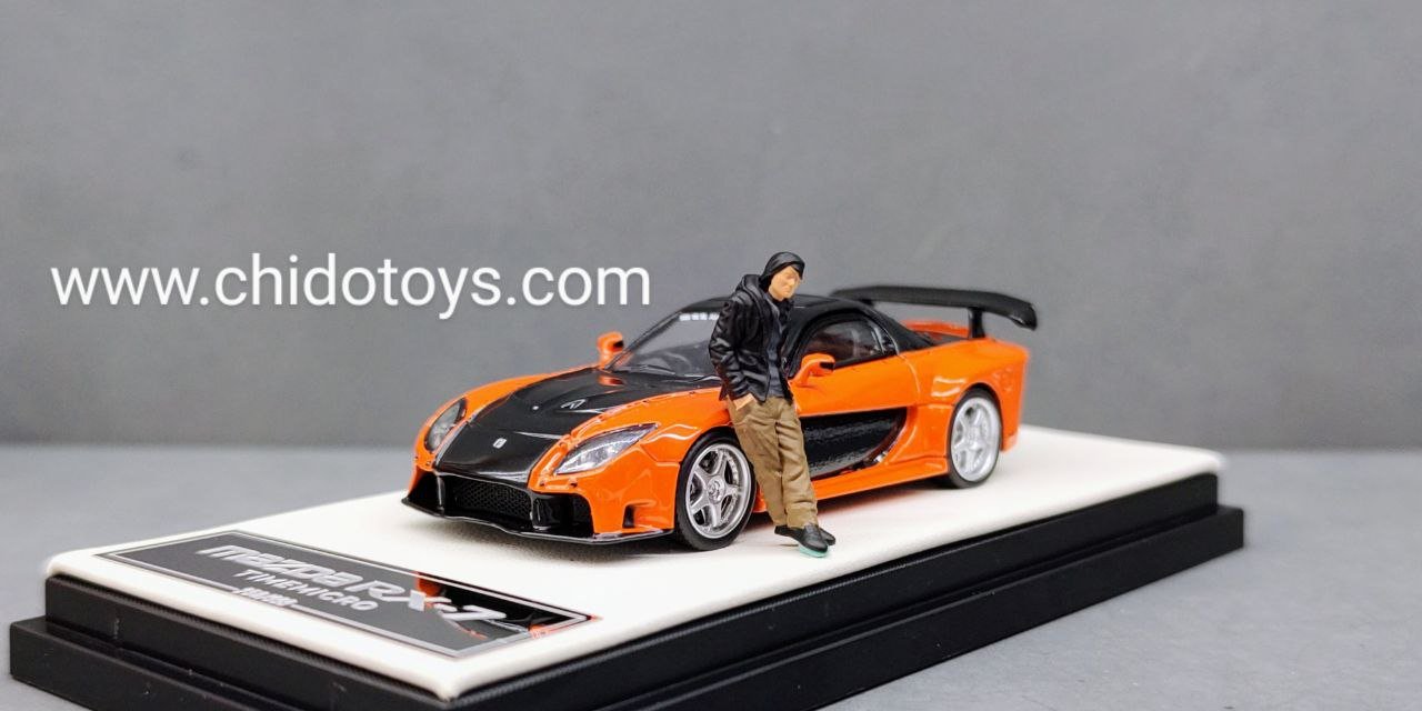 Auto a escala marca Time Micro, Modelo Mazda RX - 7 Fast and Furious - Chido Toys