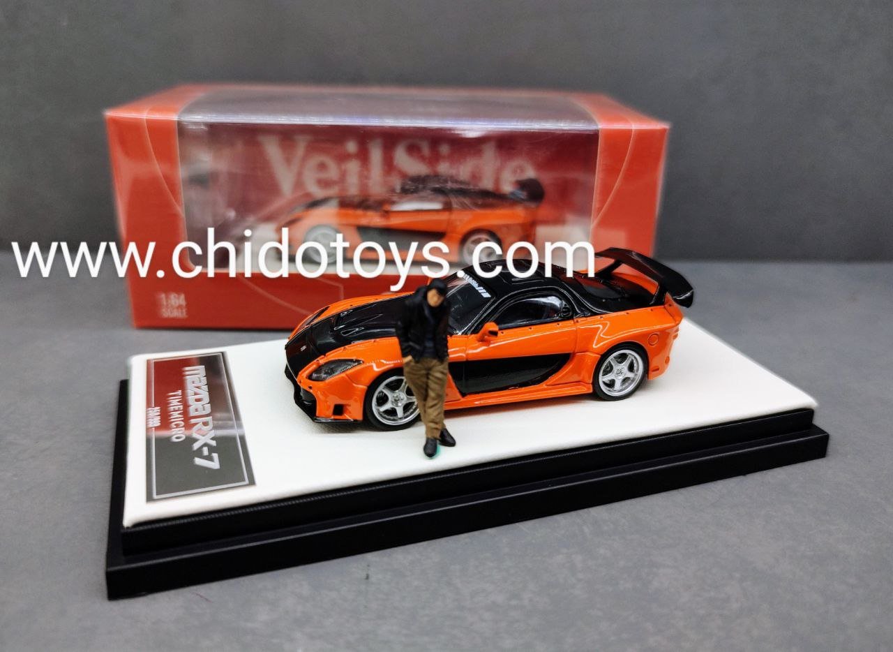 Auto a escala marca Time Micro, Modelo Mazda RX - 7 Fast and Furious - Chido Toys