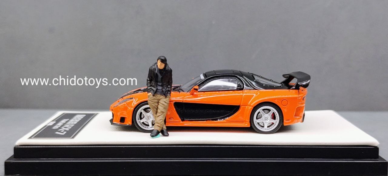 Auto a escala marca Time Micro, Modelo Mazda RX - 7 Fast and Furious - Chido Toys