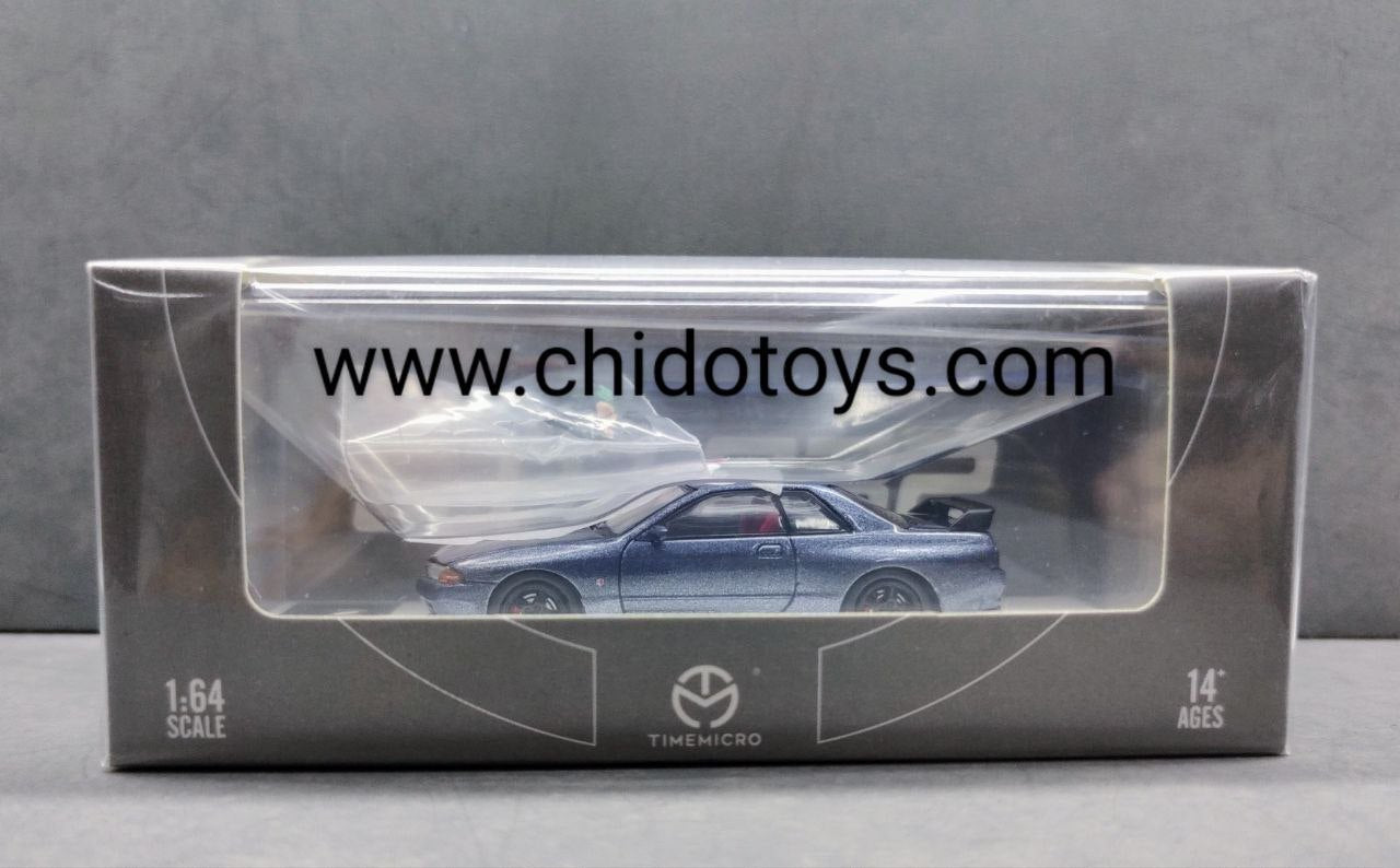 Auto a escala marca Time Micro Modelo Nissan GTR R32 - Chido Toys