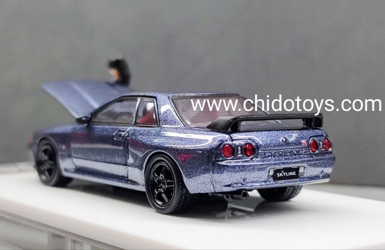 Auto a escala marca Time Micro Modelo Nissan GTR R32 - Chido Toys