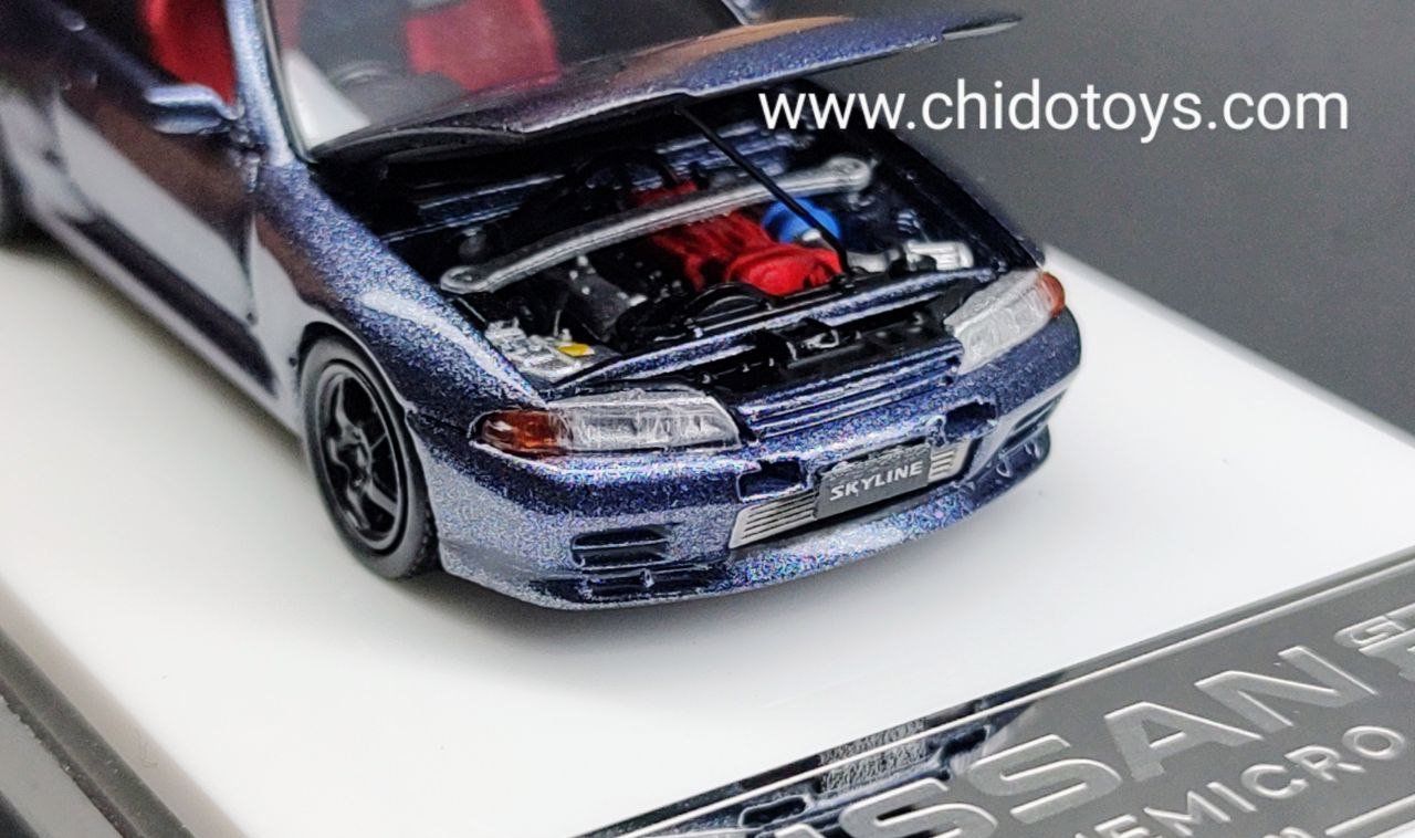 Auto a escala marca Time Micro Modelo Nissan GTR R32 - Chido Toys