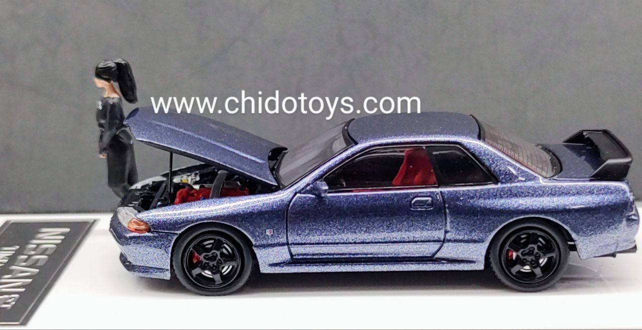 Auto a escala marca Time Micro Modelo Nissan GTR R32 - Chido Toys