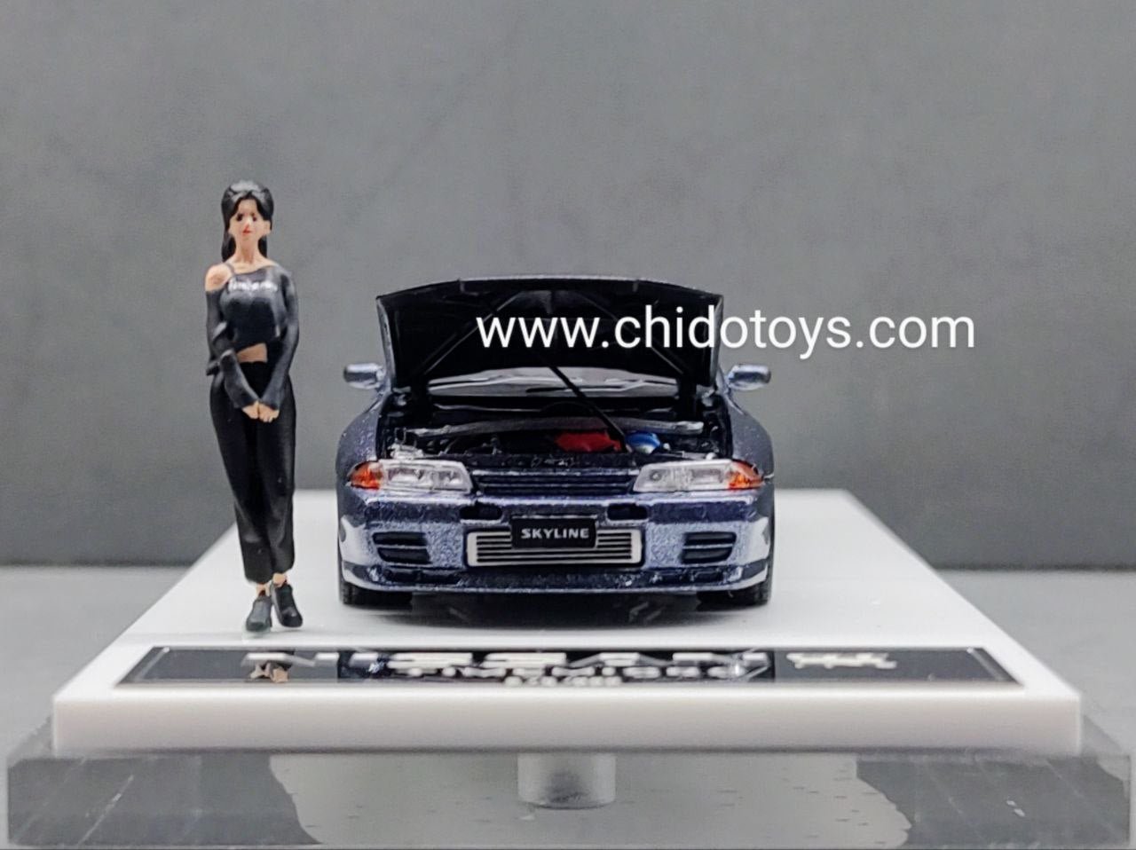 Auto a escala marca Time Micro Modelo Nissan GTR R32 - Chido Toys