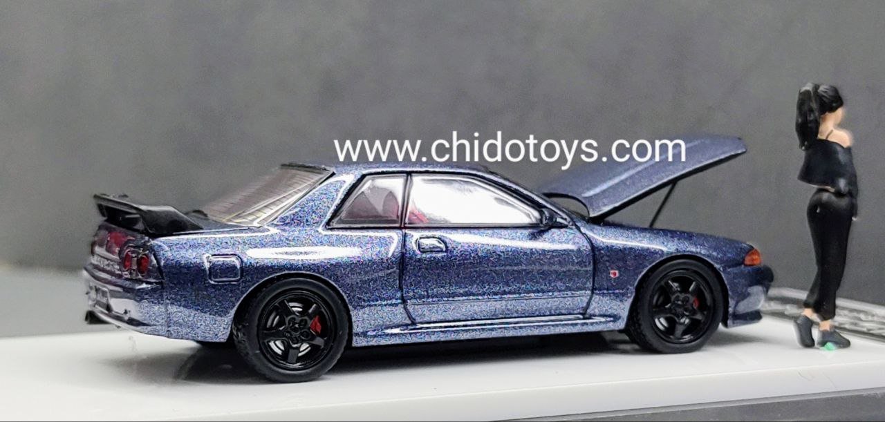 Auto a escala marca Time Micro Modelo Nissan GTR R32 - Chido Toys