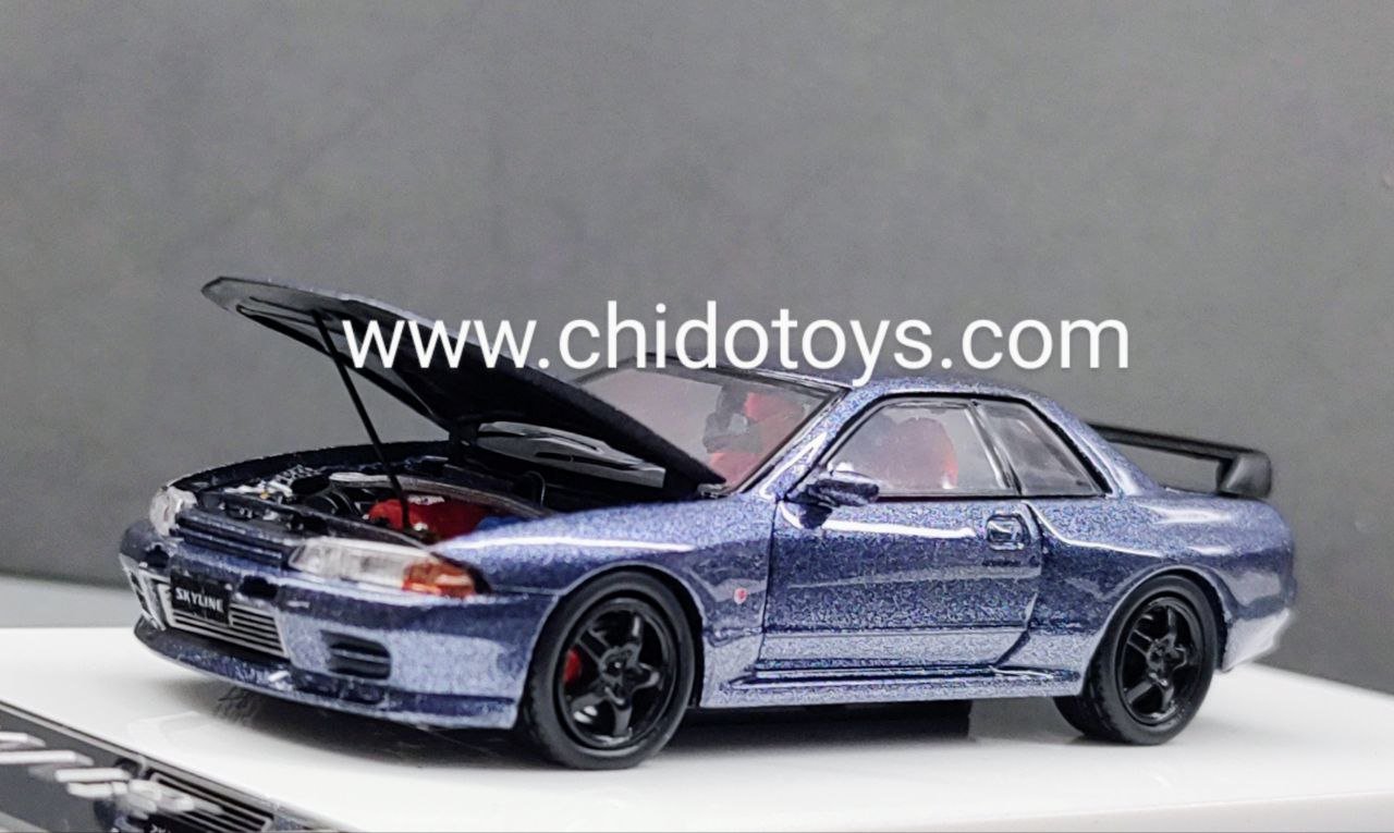 Auto a escala marca Time Micro Modelo Nissan GTR R32 - Chido Toys