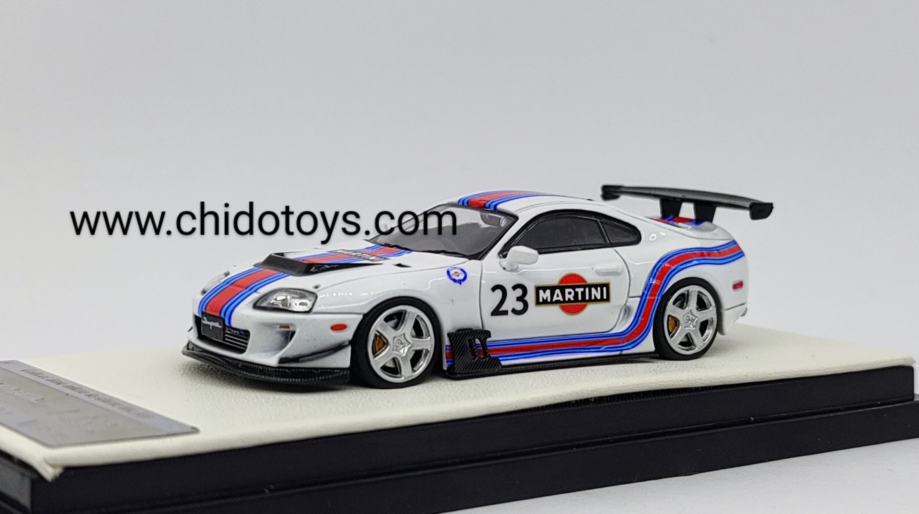 Auto a escala marca Time Micro, Modelo Toyota Supra A80Z - Chido Toys