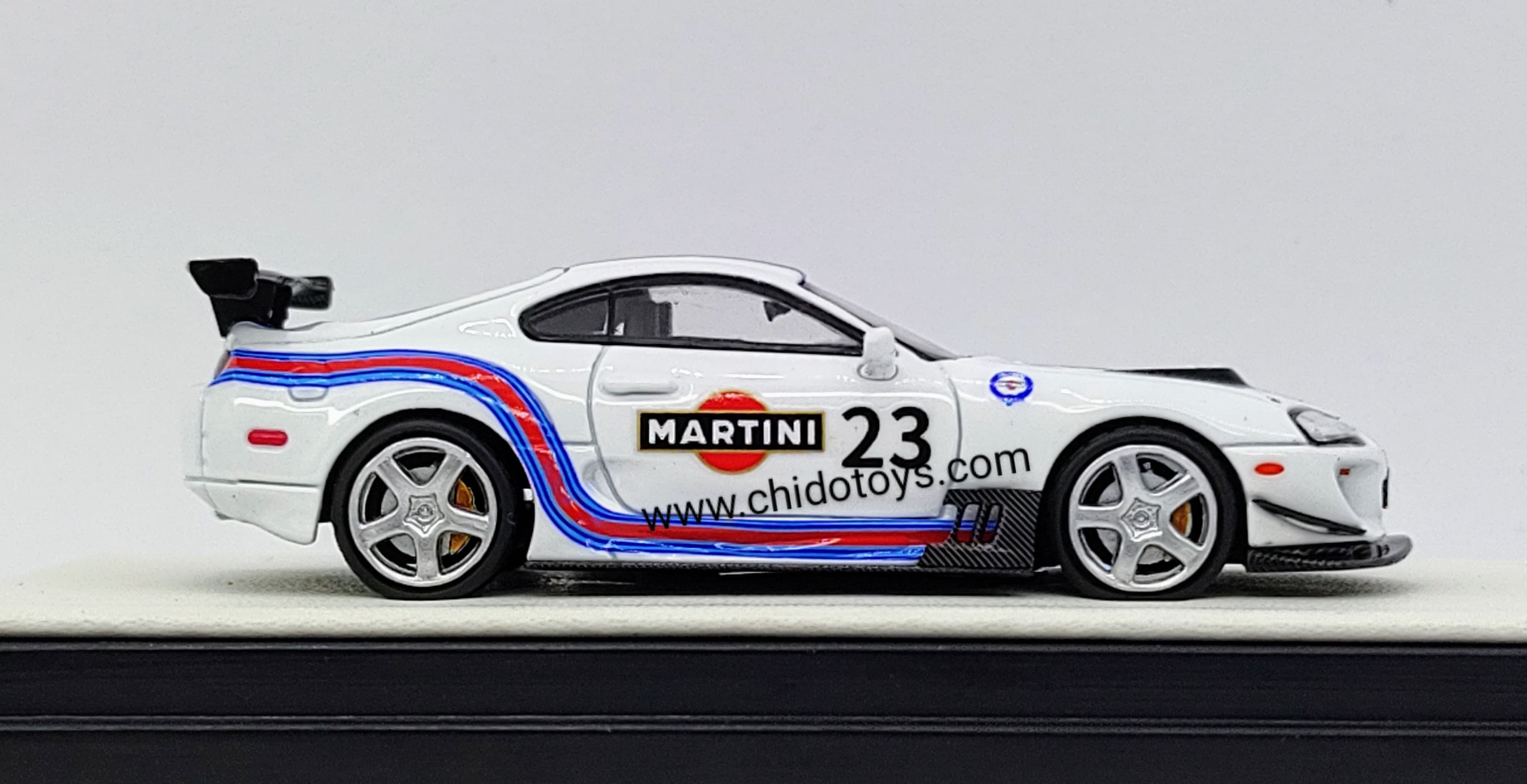 Auto a escala marca Time Micro, Modelo Toyota Supra A80Z - Chido Toys