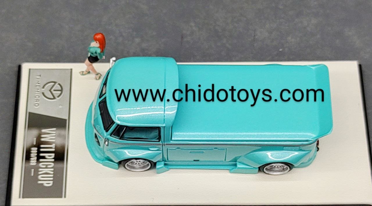 Auto a escala marca Time Micro, Modelo Volkswagen T1 Pickup - Chido Toys