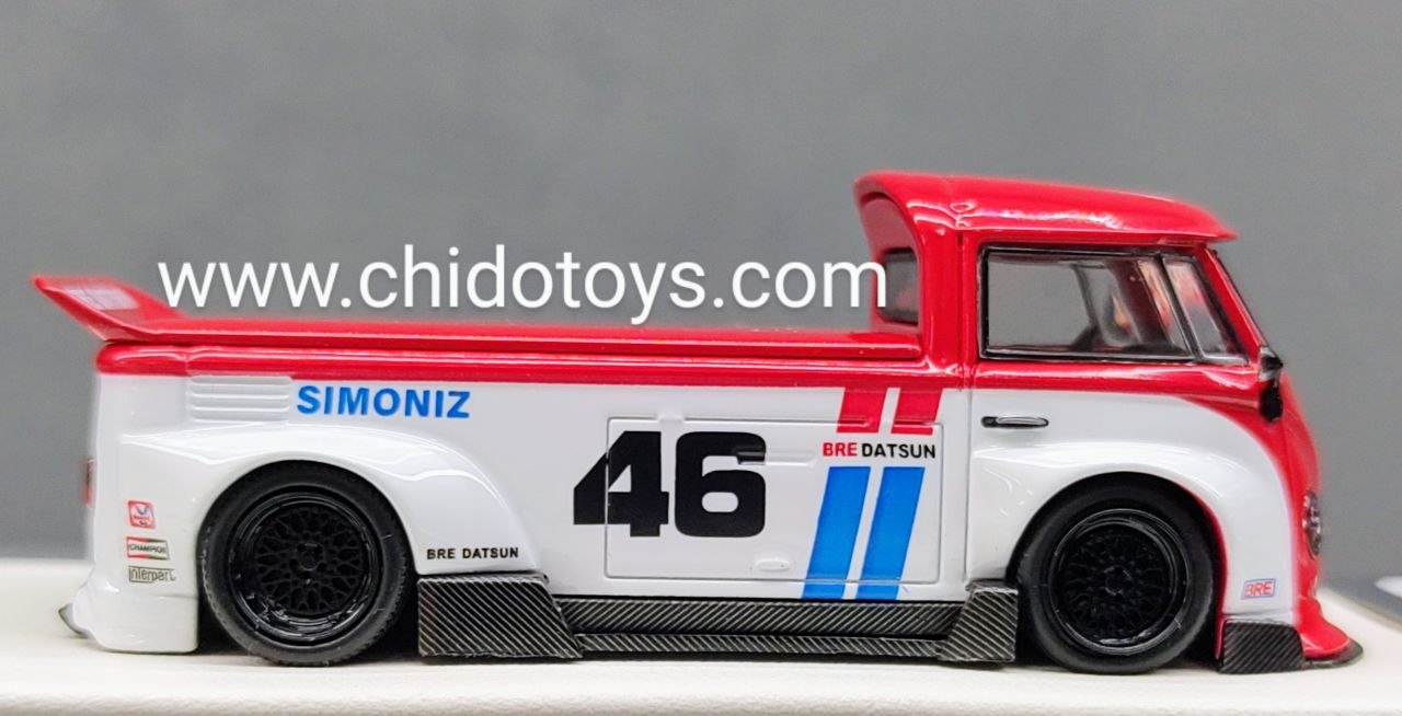 Auto a escala marca Time Micro, Modelo Volkswagen T1 Pickup DATSUN BRE - Chido Toys