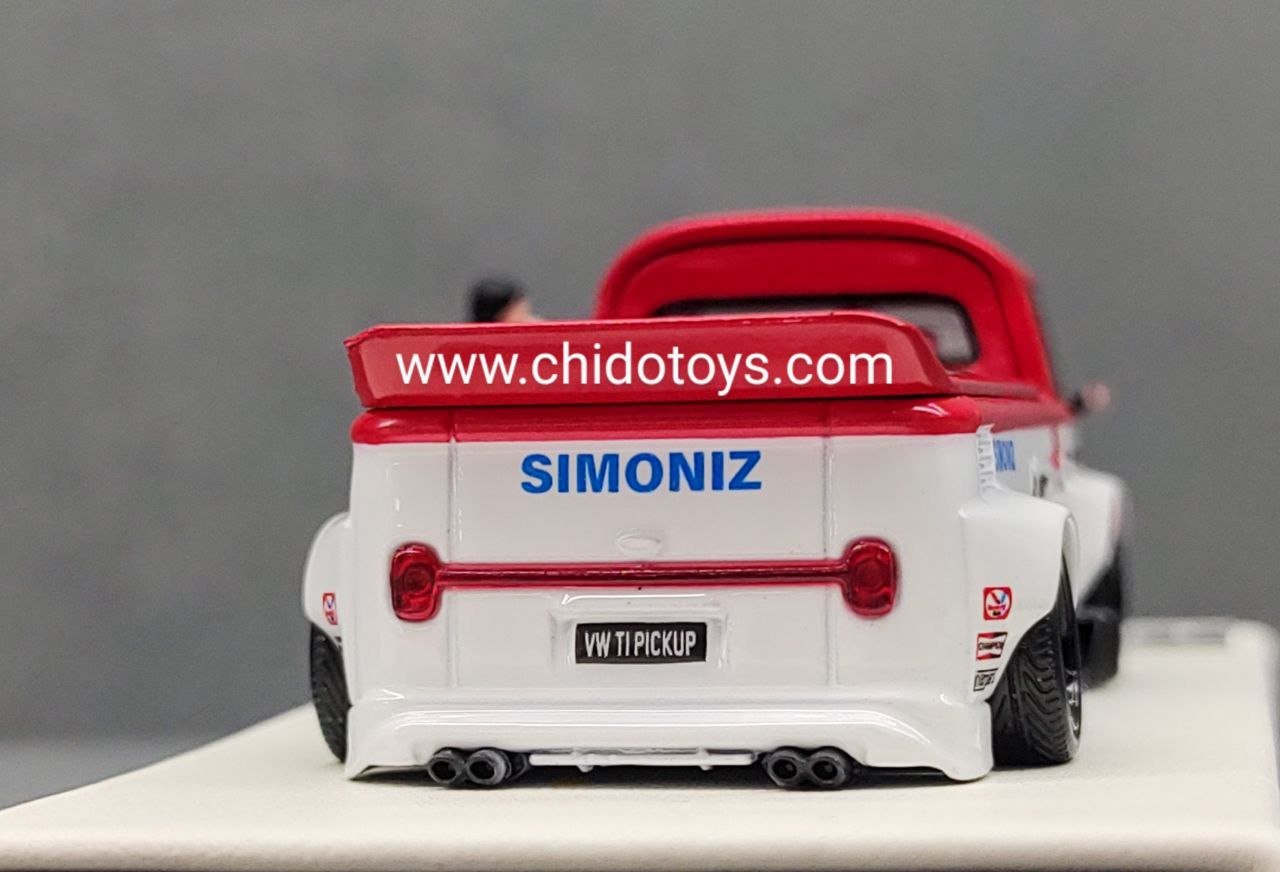 Auto a escala marca Time Micro, Modelo Volkswagen T1 Pickup DATSUN BRE - Chido Toys