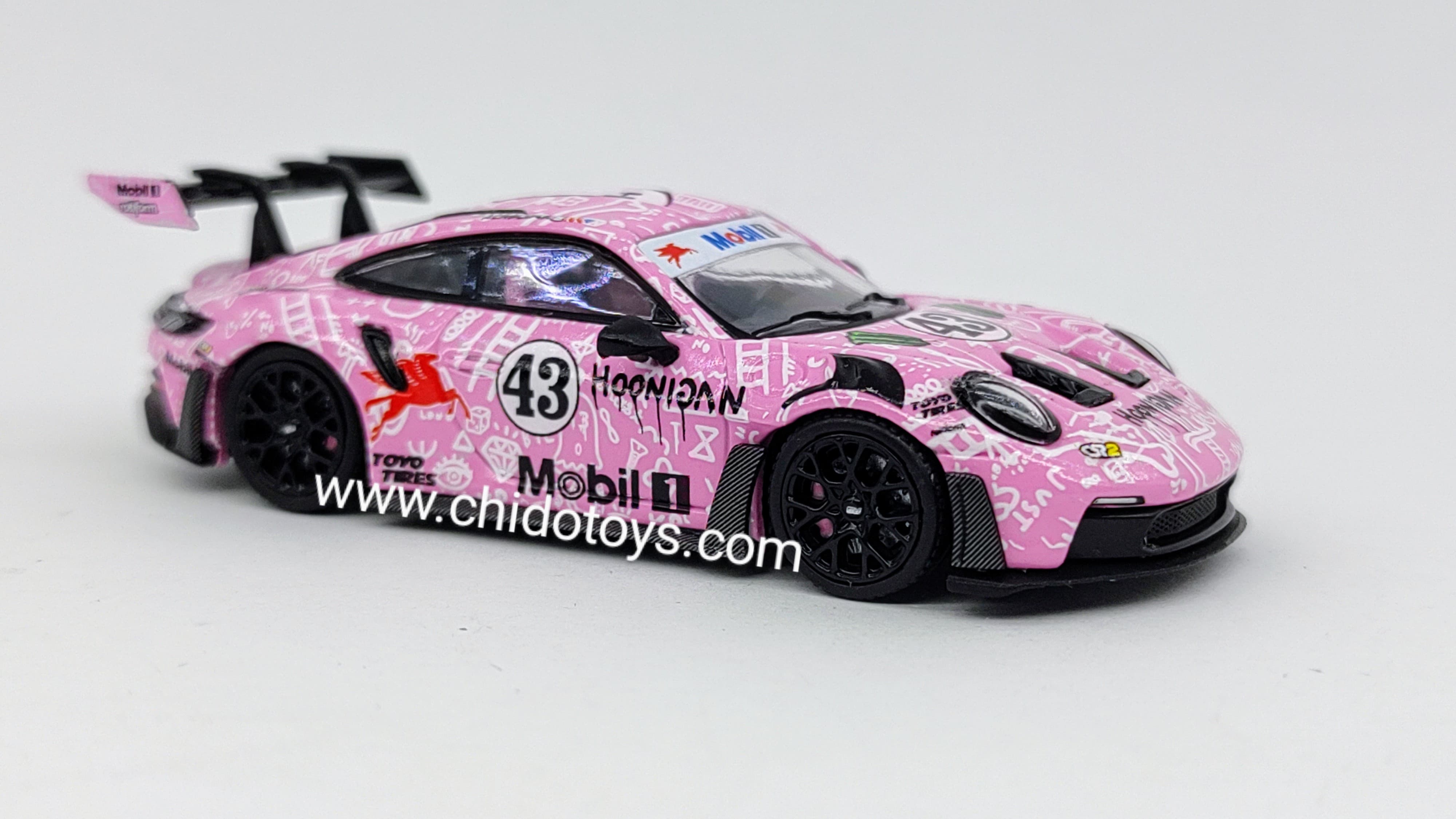 Auto a escala marca TPC, Modelo Hoonigan Pink #43 - Chido Toys