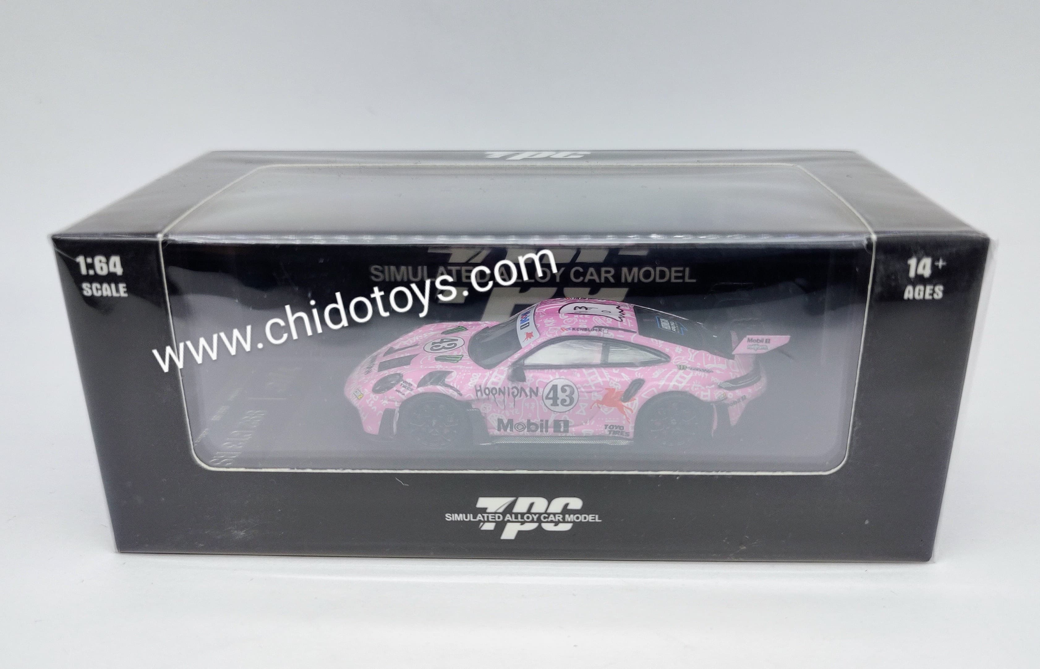 Auto a escala marca TPC, Modelo Hoonigan Pink #43 - Chido Toys