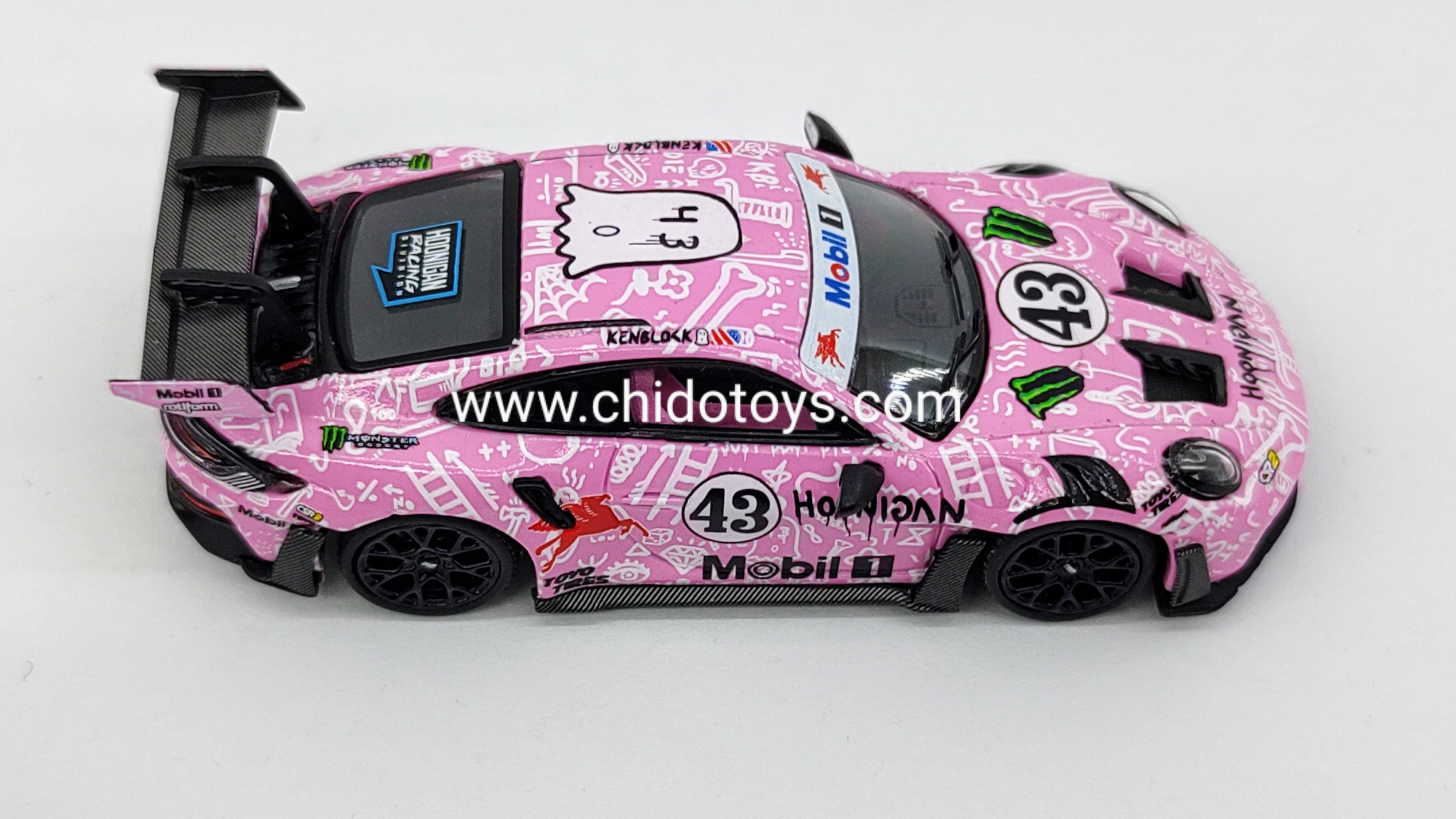 Auto a escala marca TPC, Modelo Hoonigan Pink #43 - Chido Toys