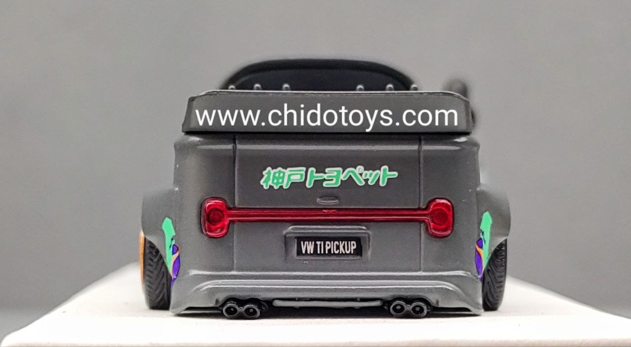 Auto a escala marca TPC, Modelo Volkswagen T1 Pickup HKS - Chido Toys