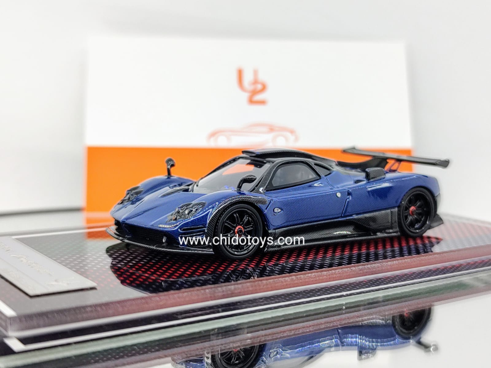 Auto a escala marca U2, Modelo Pagani Zonda 760LH - Chido Toys