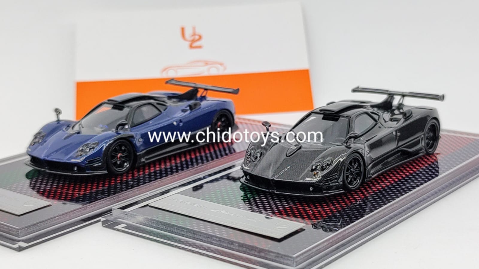 Auto a escala marca U2, Modelo Pagani Zonda 760LH - Chido Toys