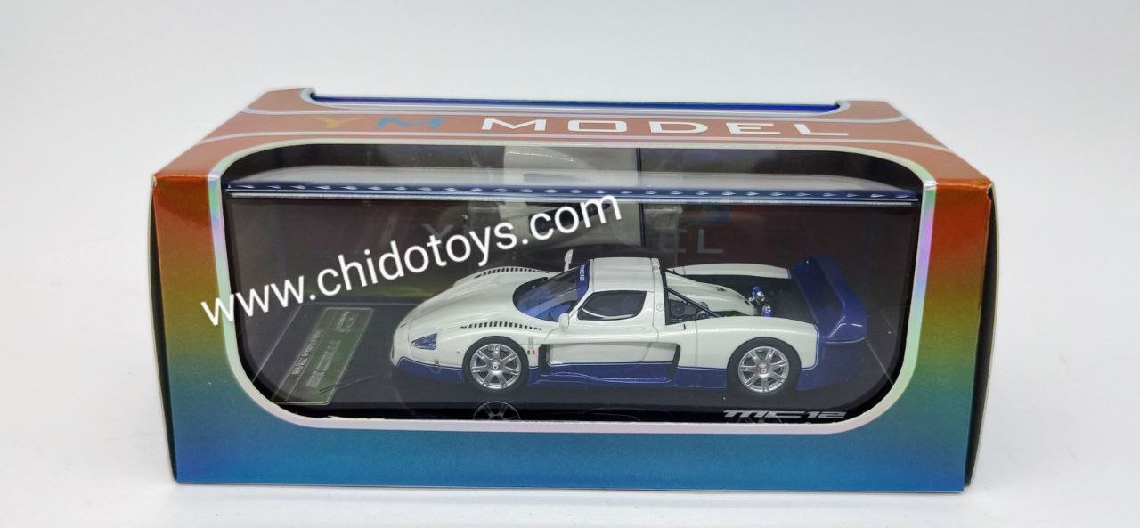 Auto a escala marca YM Model, Modelo Maserati MC12 - Chido Toys