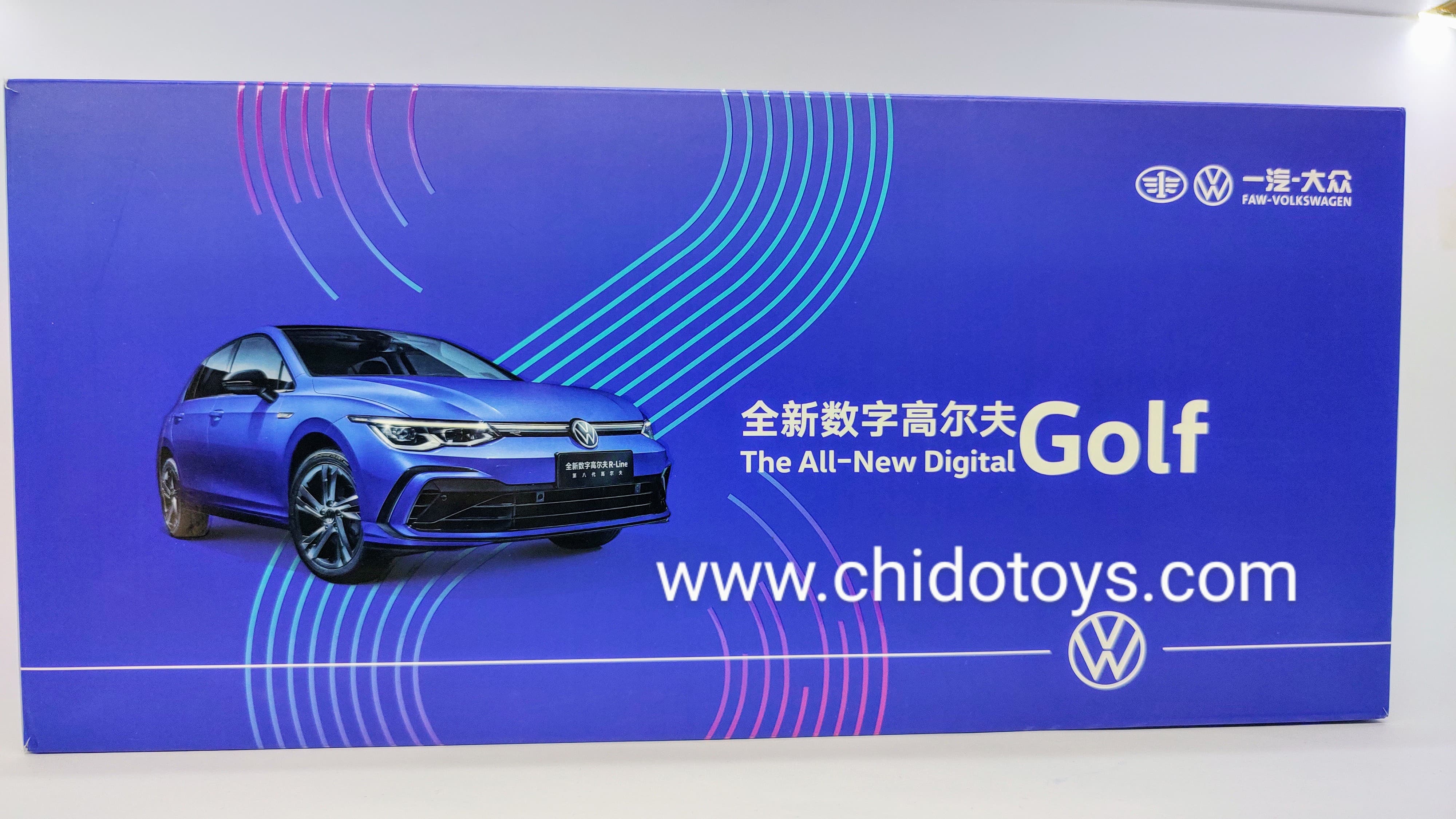 Auto a escala The All New Digital Golf R - Line - Chido Toys