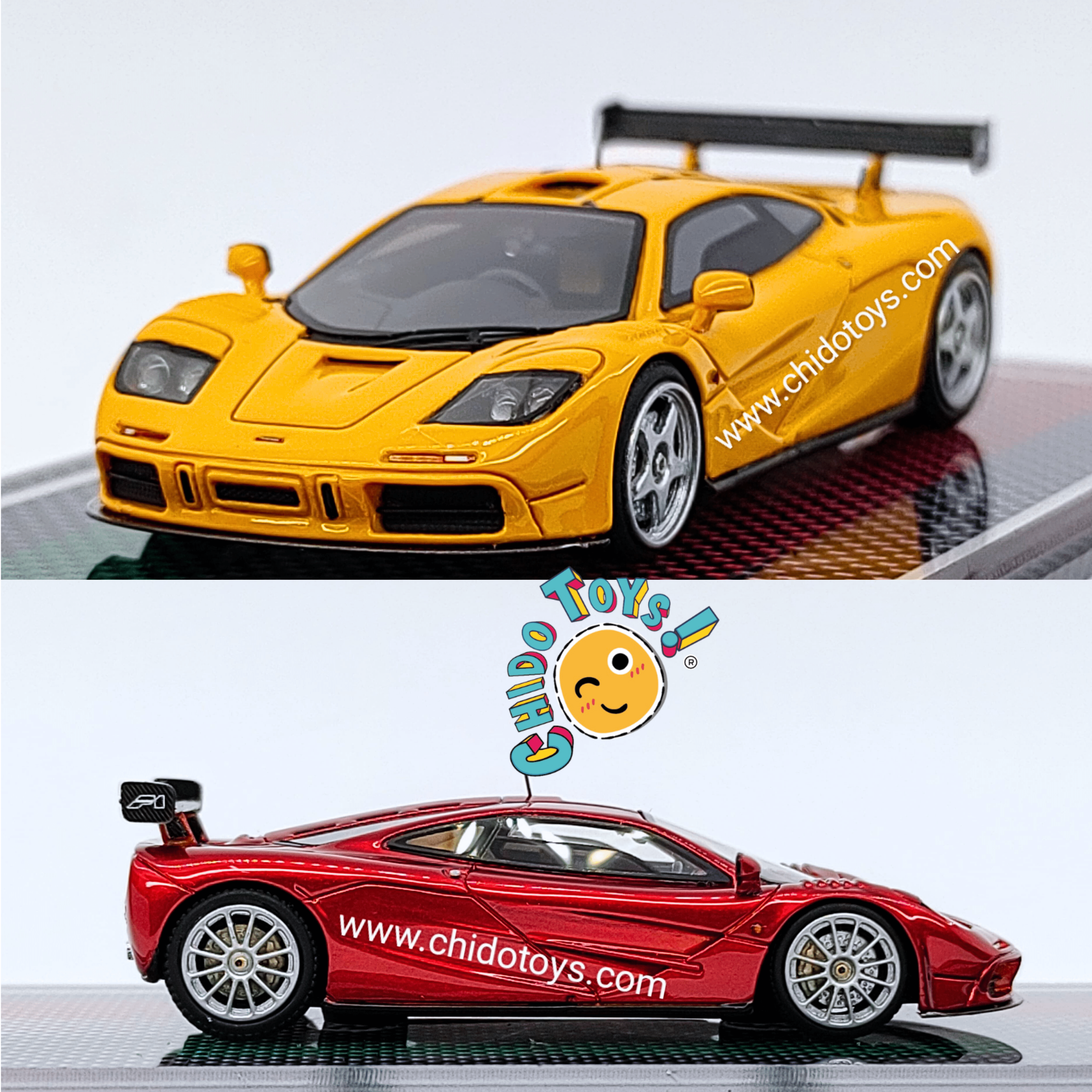 Auto a escala U2 McLaren F1 LM – Escala 1:64 – Resina Sellada - Chido Toys