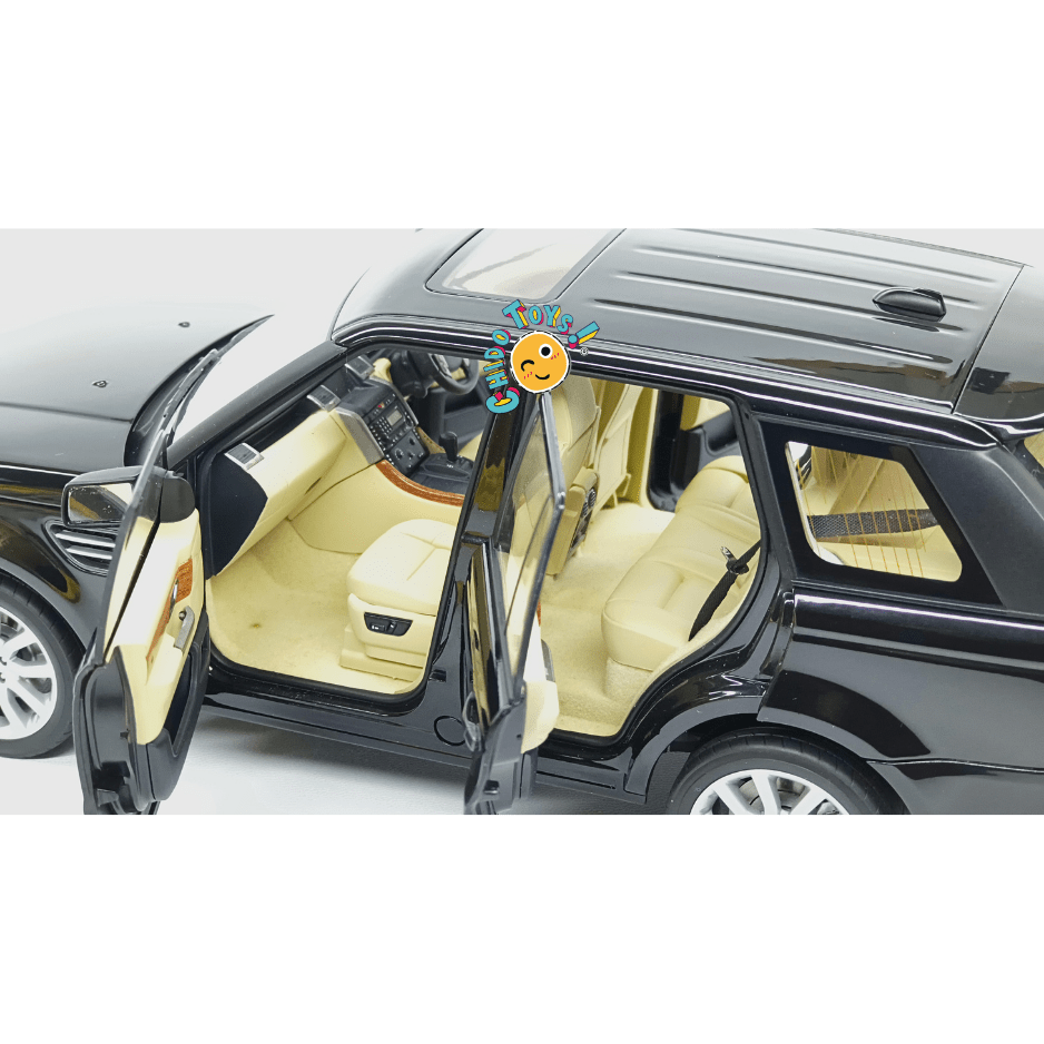 AUTOart Millennium Land Rover Range Rover Sport 2006 Escala 1:18 Negro con apertura total - Chido Toys