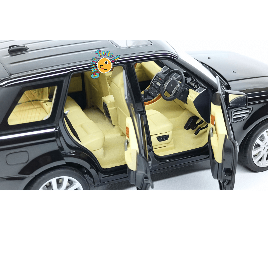AUTOart Millennium Land Rover Range Rover Sport 2006 Escala 1:18 Negro con apertura total - Chido Toys