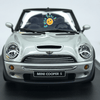 AUTOart MINI Cooper S Convertible 1:18 Plata Metalizado - Chido Toys