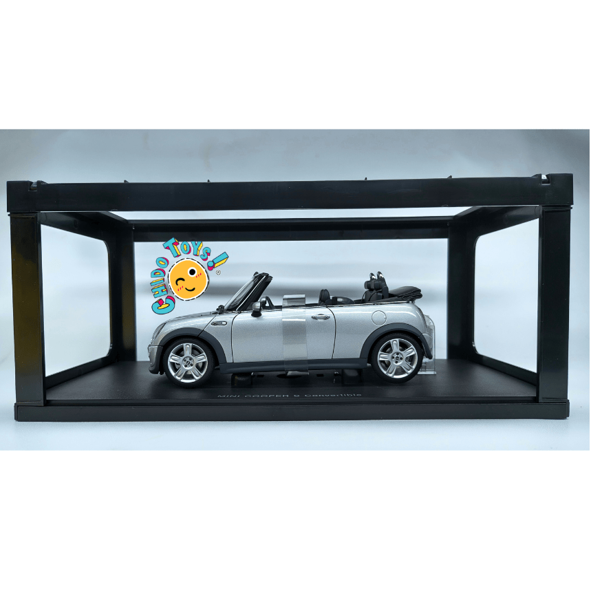 AUTOart MINI Cooper S Convertible 1:18 Plata Metalizado - Chido Toys