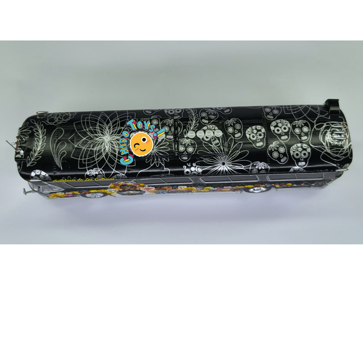 Autobús DINA 323 - G2 Olímpico “Las Catrinas” a escala 1:43 Iconic Replicas – Edición limitada metálica - Chido Toys