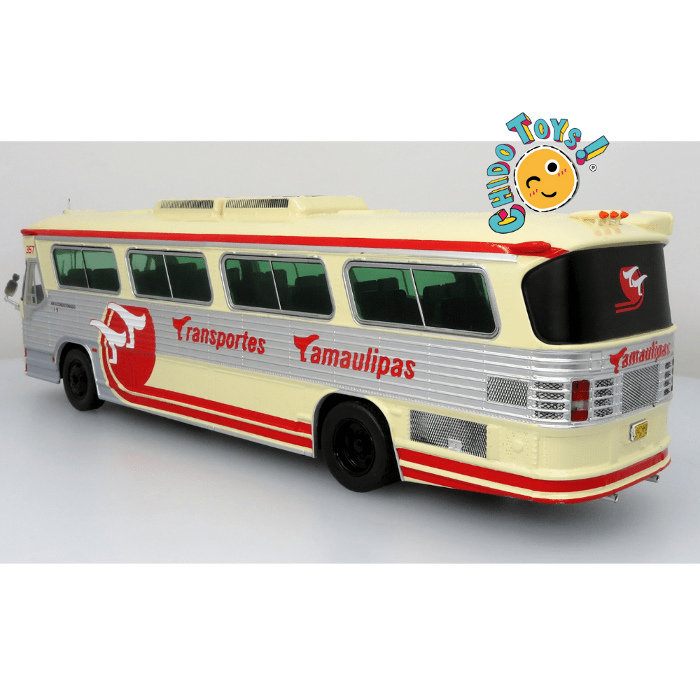 Autobús Replicas Dina Olímpico Tamaulipas 1:43 autobús clásico - Chido Toys