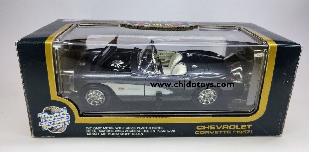 Auto a escala marca Road Tough, Modelo Chevrolet Corvette 1957