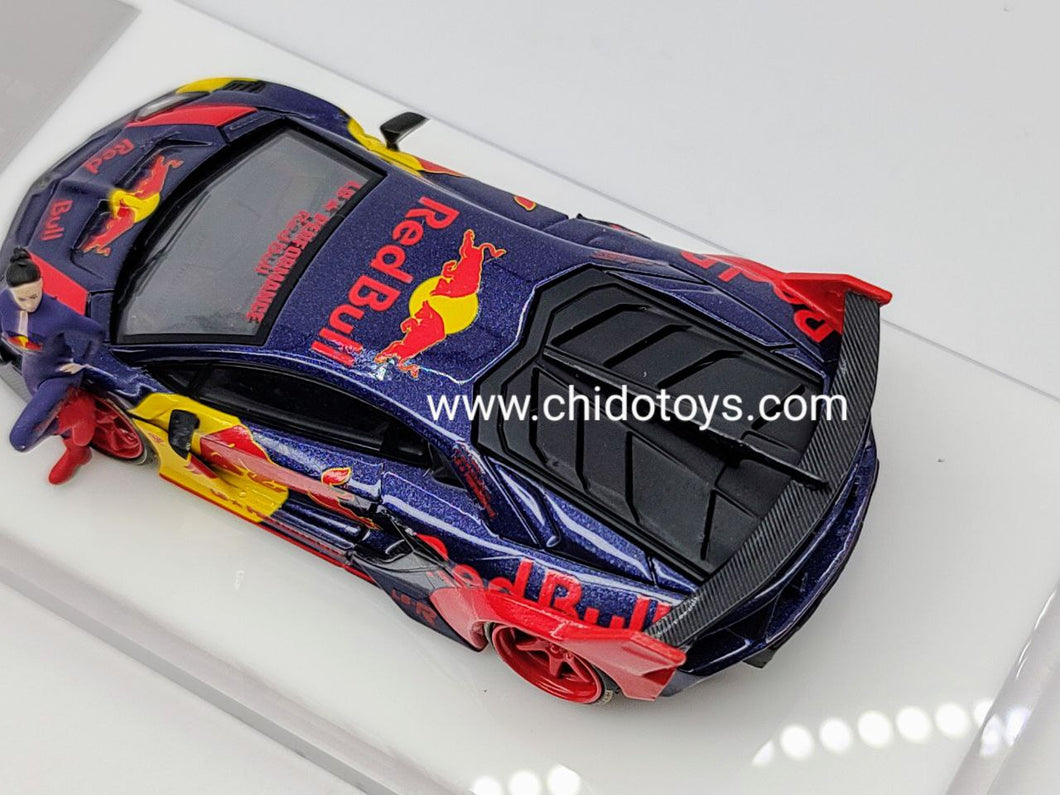 Auto a escala marca Time Micro, Modelo Lamborghini GT EVO Red Bull