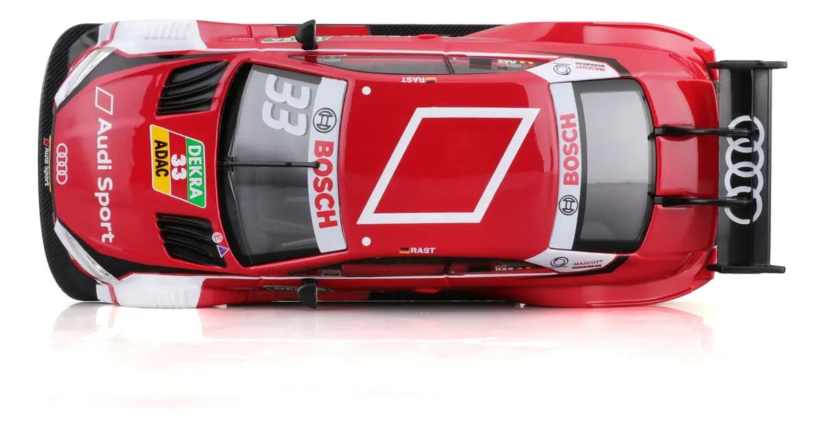 Bburago Audi RS 5 DTM 2018 1:32 rojo de competición - Chido Toys