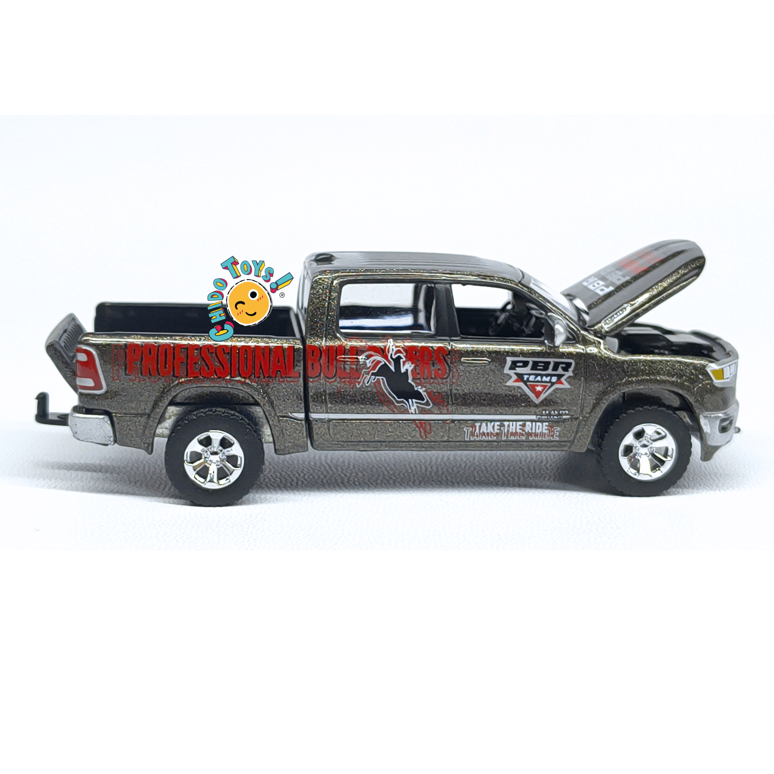 Big Country Ram 1500 Limited 2021 escala 1:64 PBR Teams metálica - Chido Toys