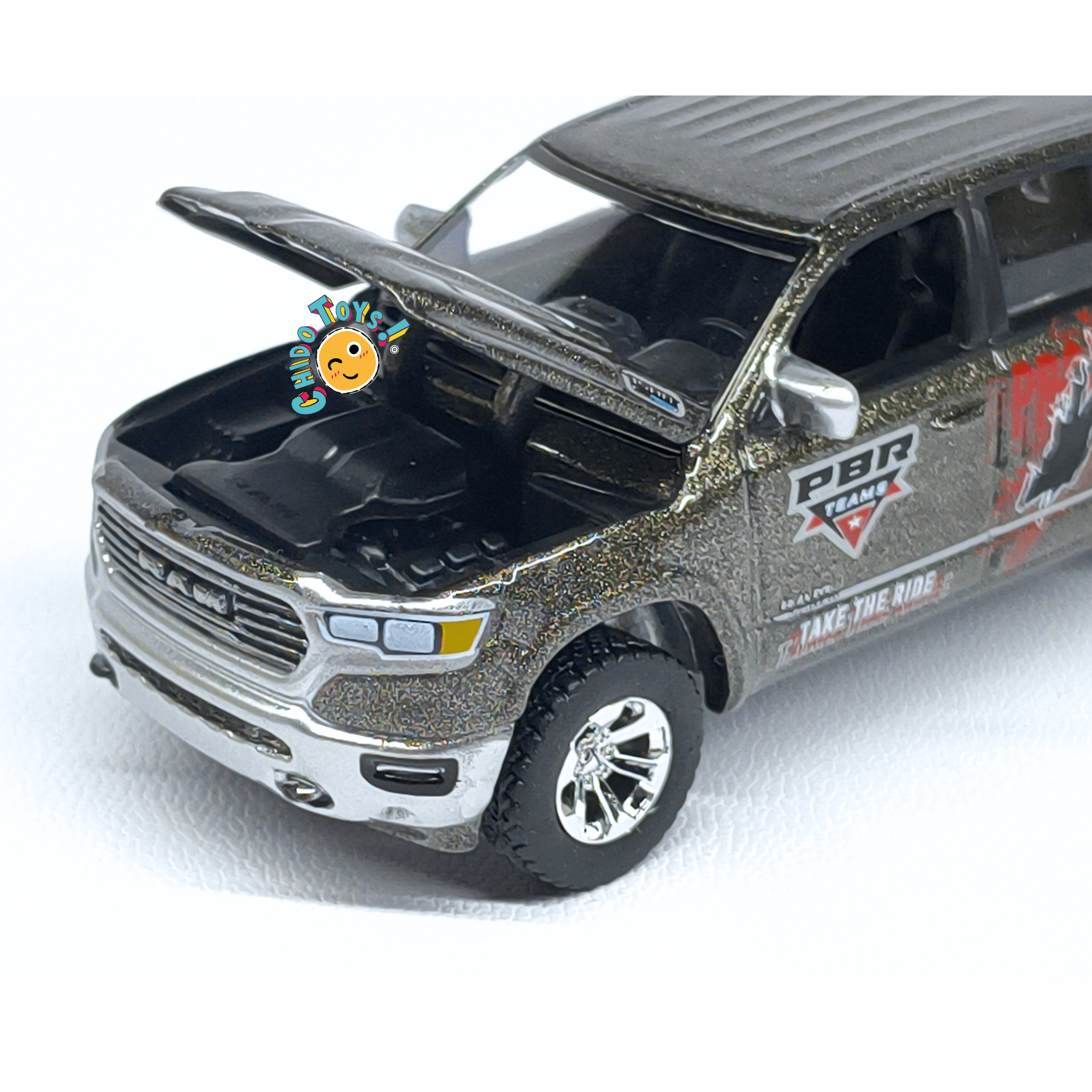 Big Country Ram 1500 Limited 2021 escala 1:64 PBR Teams metálica - Chido Toys