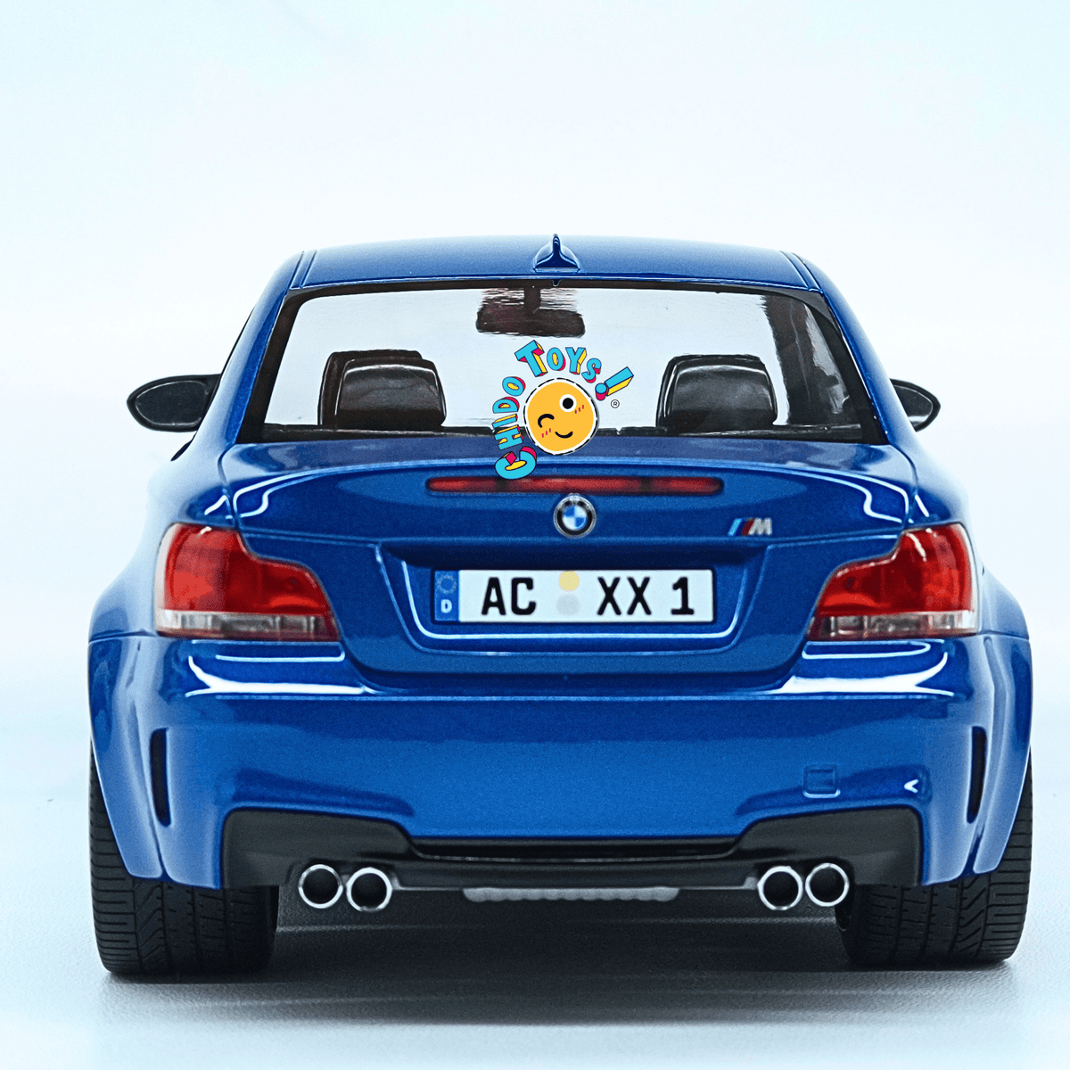 BMW 1M Coupé E82 2011 Minichamps 1:18 Blue Metallic edición limitada 504 piezas - Chido Toys