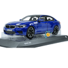 BMW M5 F90 Norev Dealer Edition 1:18 Marina Bay Blue apertura total - Chido Toys