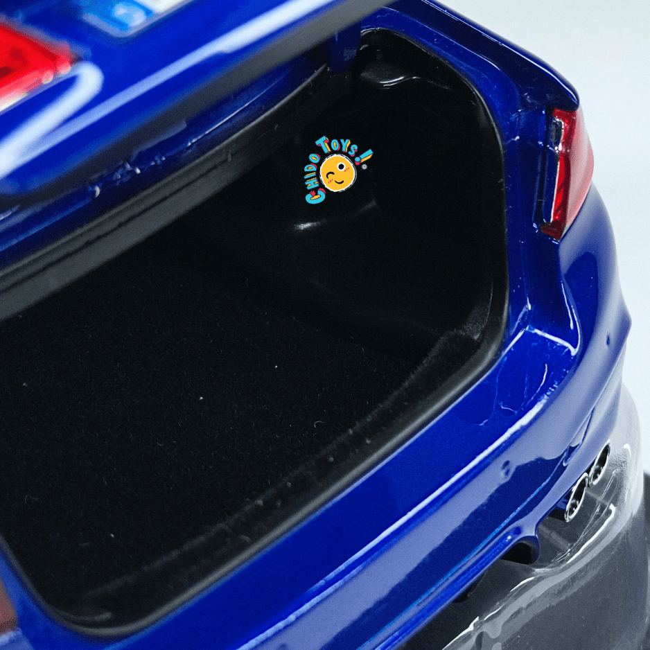 BMW M5 F90 Norev Dealer Edition 1:18 Marina Bay Blue apertura total - Chido Toys