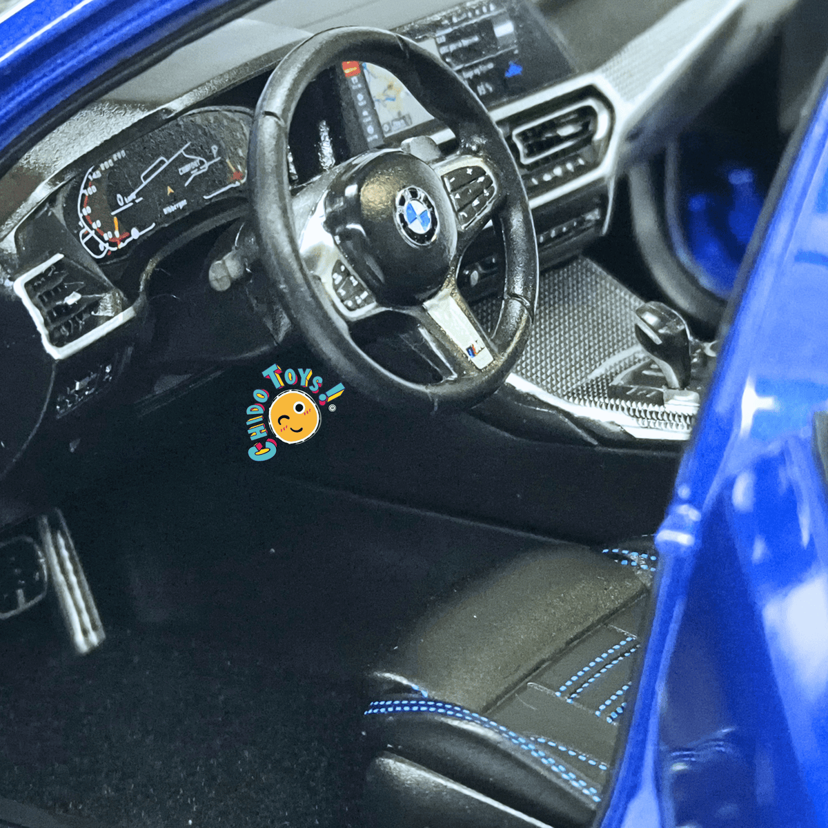BMW Serie 3 330i G20 M Sport 2019 1:18 Azul Portimao Metallic – BMW Collection - Chido Toys