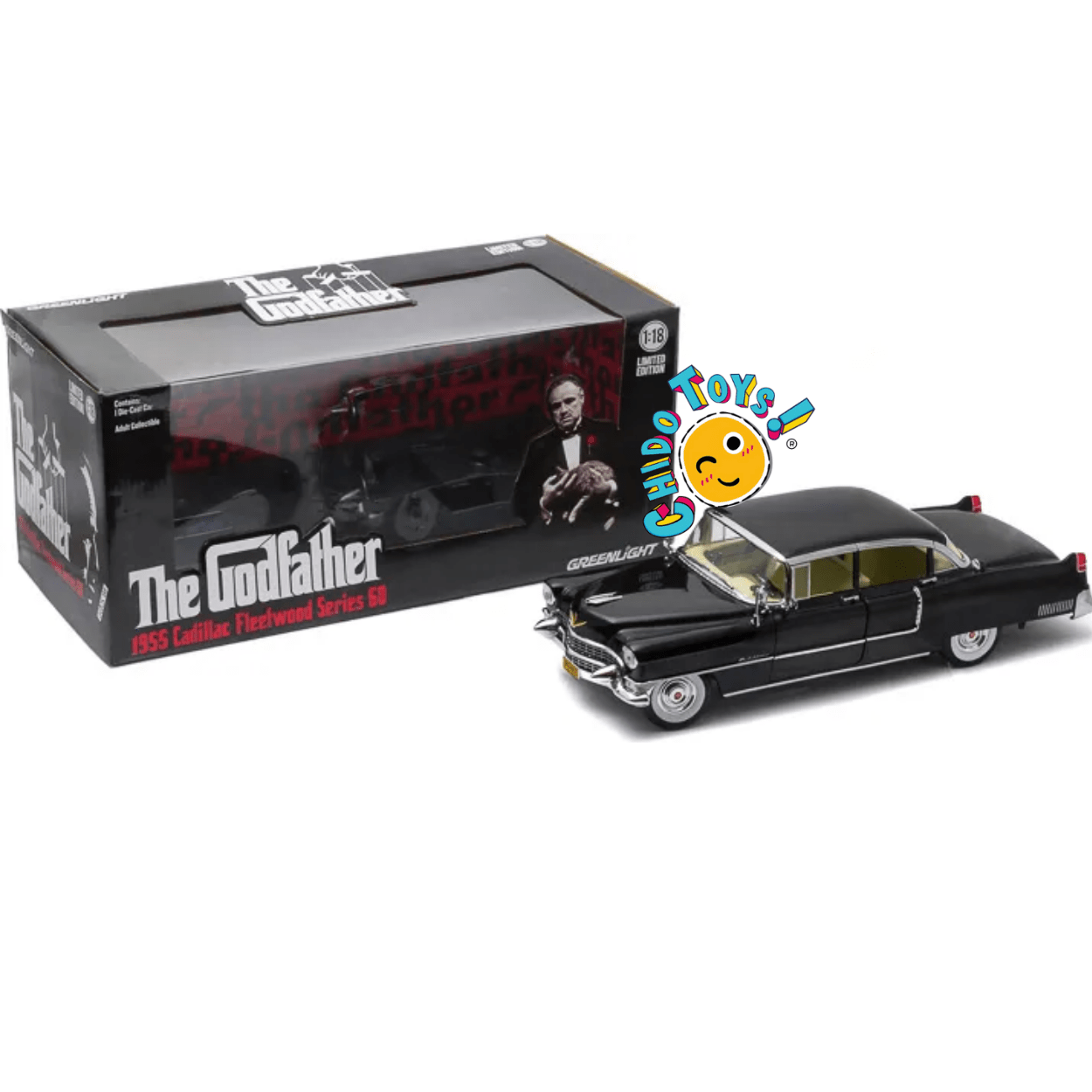 Cadillac Fleetwood 1955 El Padrino 1:18 Greenlight - Chido Toys