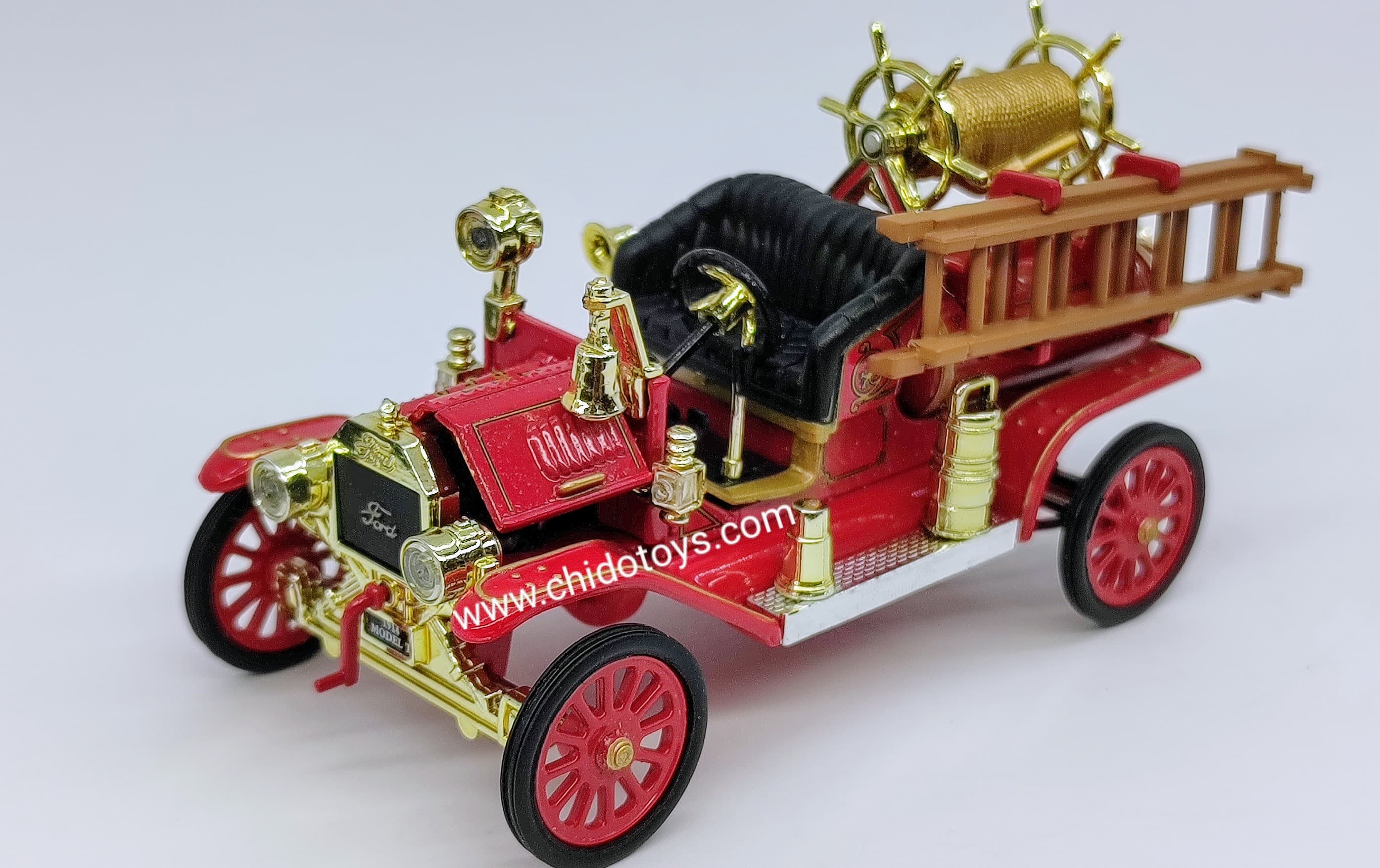 Camión Bombero Ford Modelo T 1914 - Chido Toys