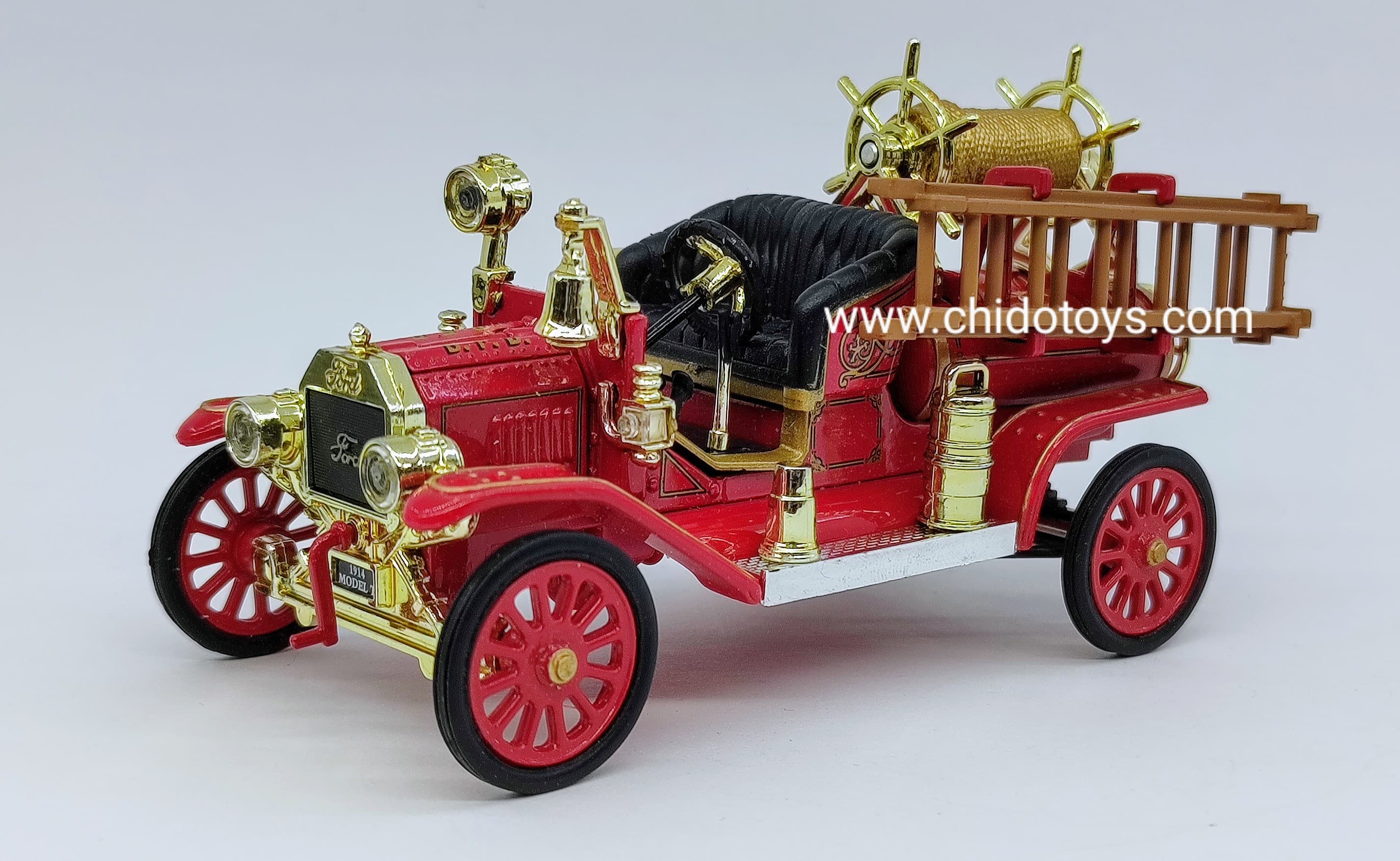 Camión Bombero Ford Modelo T 1914 - Chido Toys