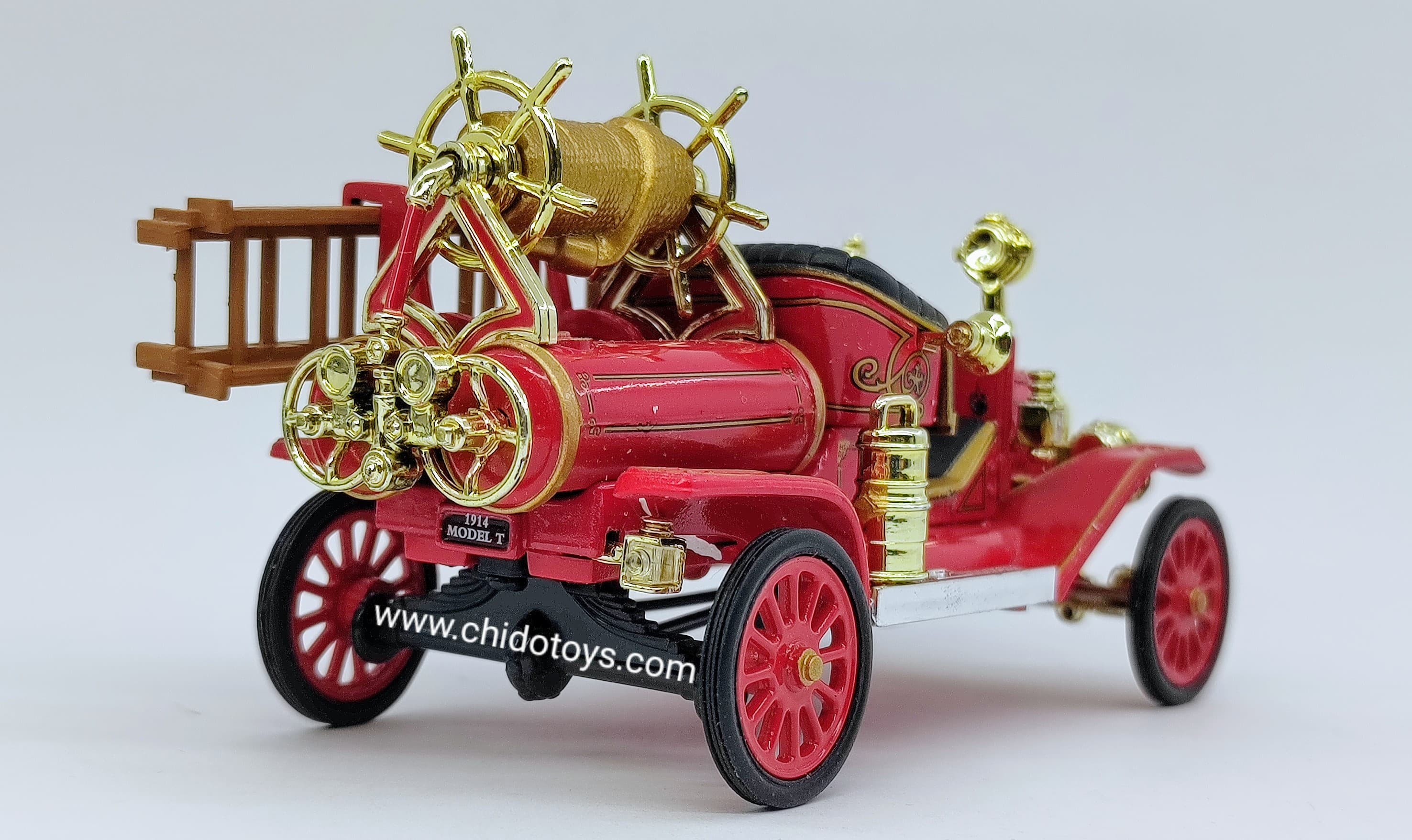 Camión Bombero Ford Modelo T 1914 - Chido Toys