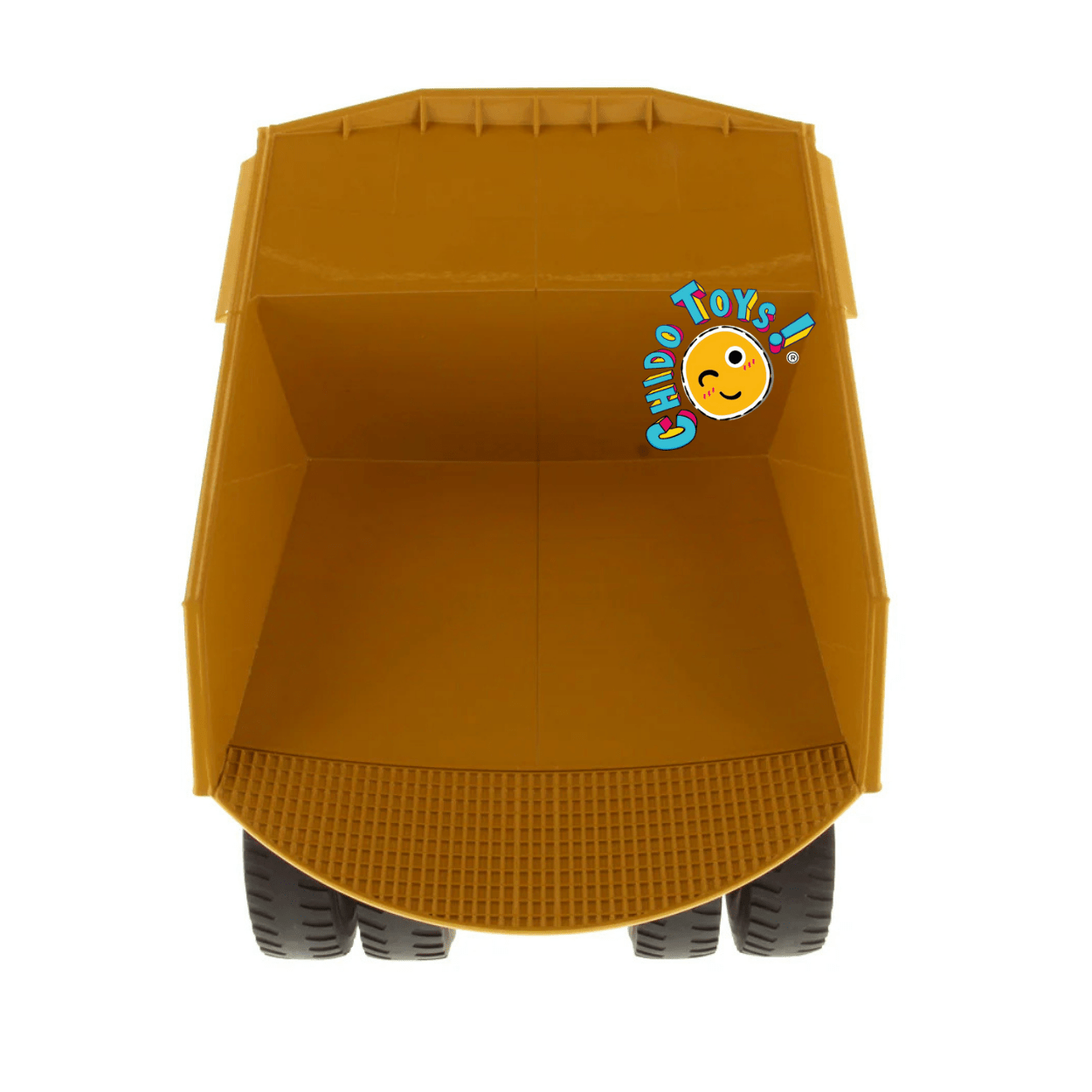 Camión Minero CAT 798 AC a escala 1:50 de metal con llantas de goma funcionales - Chido Toys