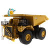 Camión Minero CAT 798 AC a escala 1:50 de metal con llantas de goma funcionales - Chido Toys