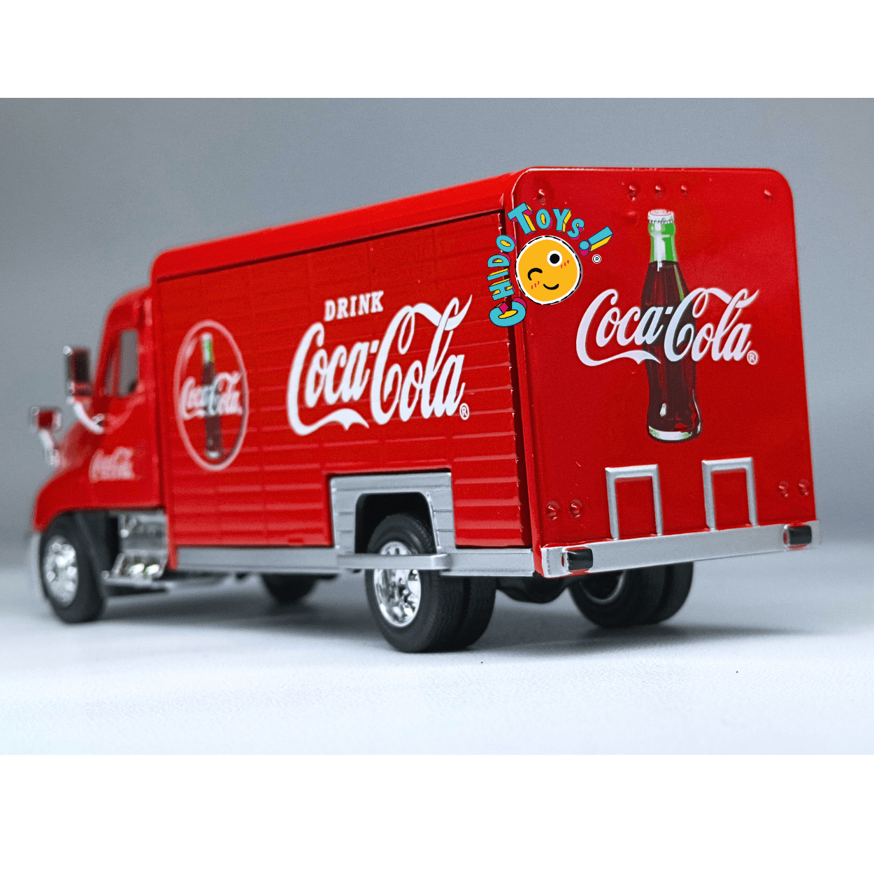 Camión Repartidor Coca - Cola Oficial a Escala 1:50 | Modelo Coleccionable - Chido Toys