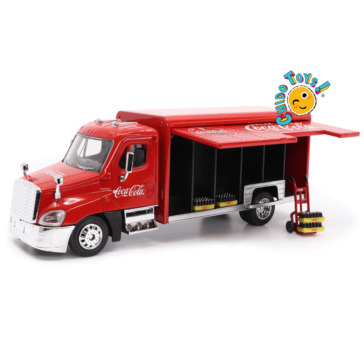 Camión Repartidor Coca - Cola Oficial a Escala 1:50 | Modelo Coleccionable - Chido Toys