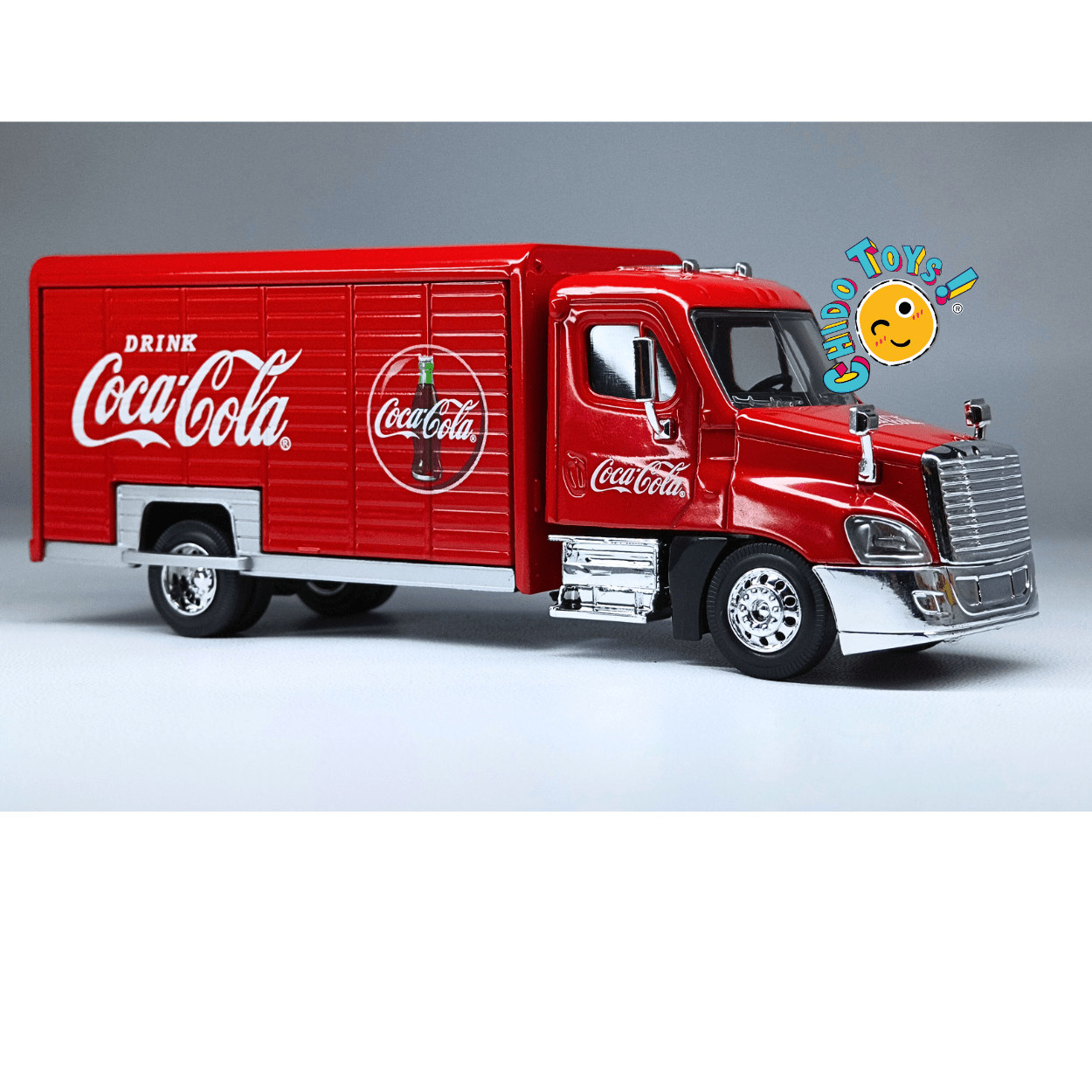 Camión Repartidor Coca - Cola Oficial a Escala 1:50 | Modelo Coleccionable - Chido Toys