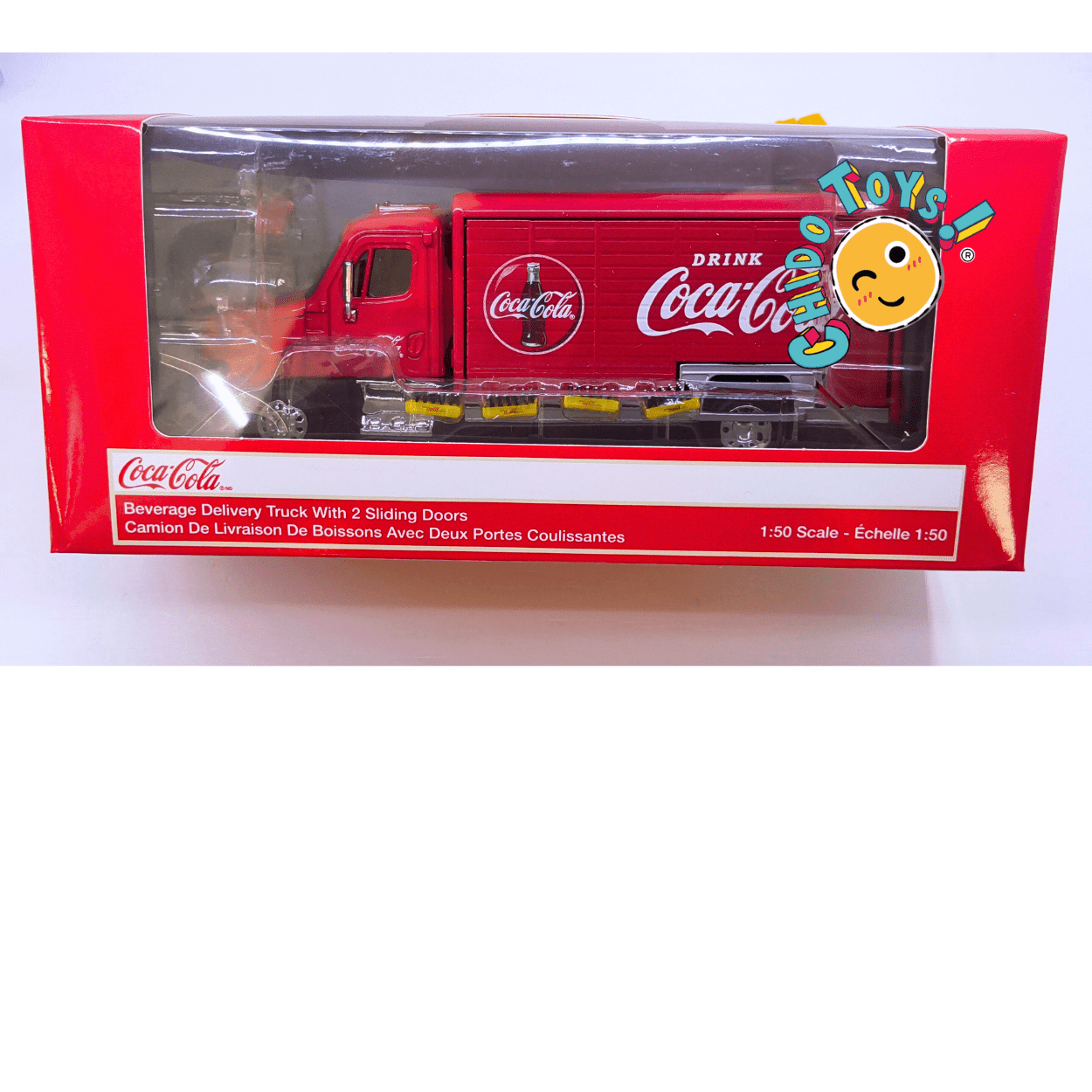 Camión Repartidor Coca - Cola Oficial a Escala 1:50 | Modelo Coleccionable - Chido Toys