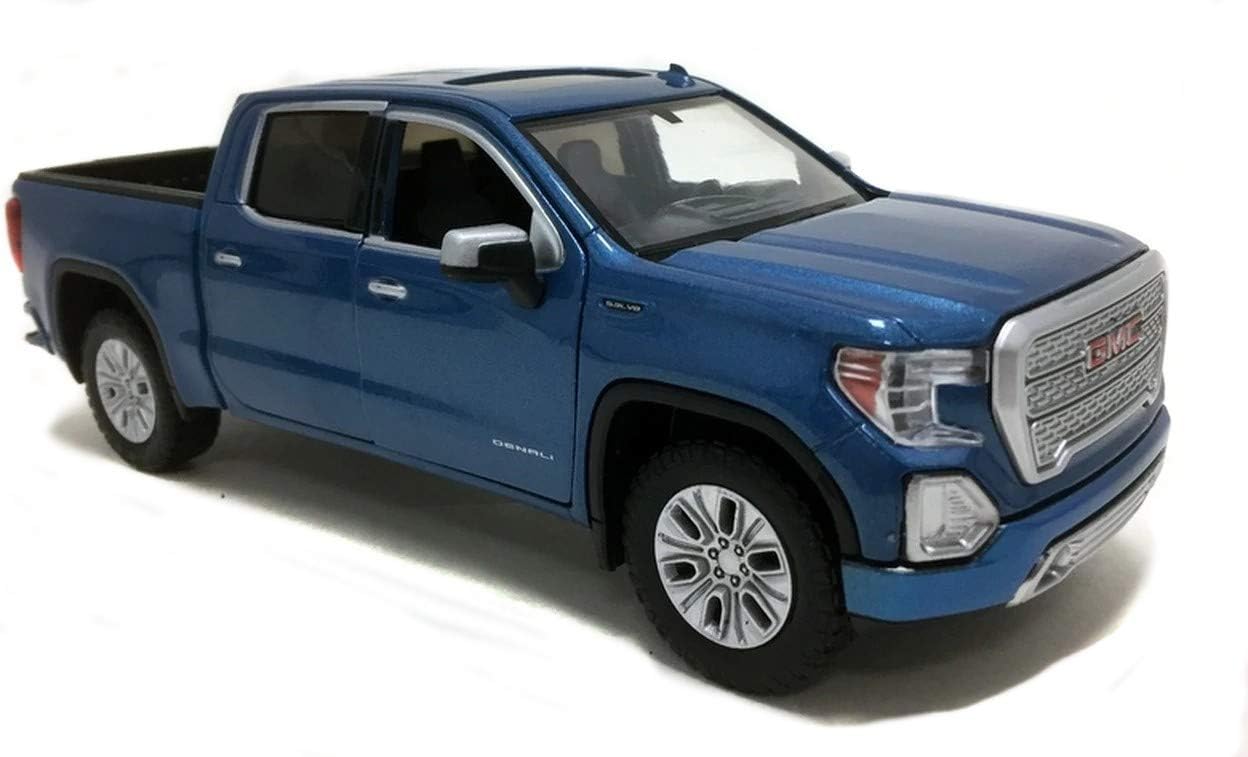 Camioneta a escala 1:27 Motormax GMC Sierra 1500 Denali Crew Cab 2019 – Timeless Legends, metal fundido, puertas abatibles - Chido Toys